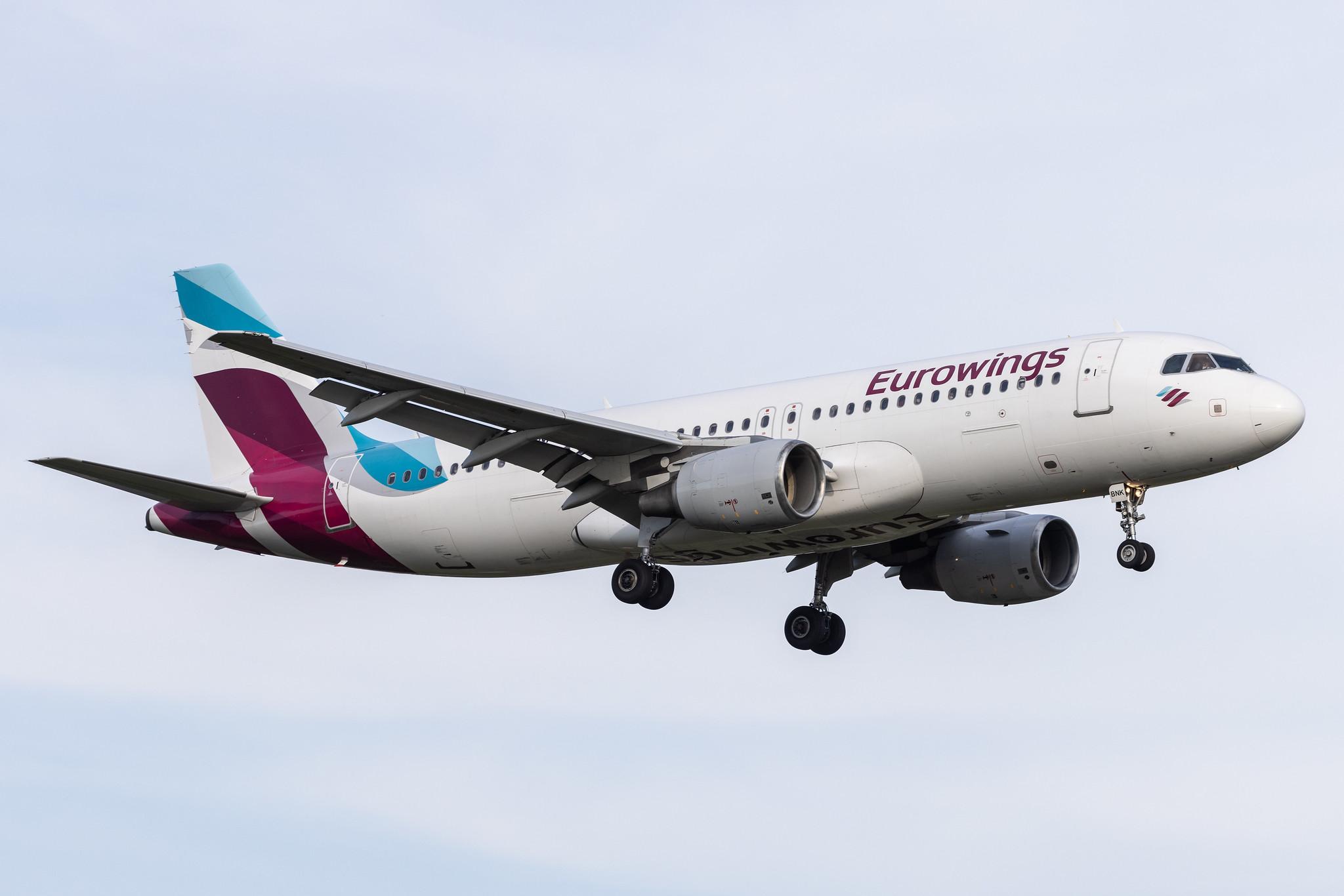 Hamburg Airport: Eurowings (EW / EWG) |  Airbus A320-214 A320 | D-ABNK | MSN 1769