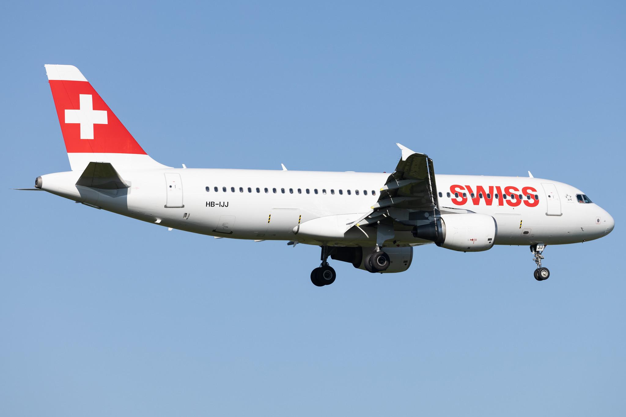 Hamburg Airport: Swiss (LX / SWR) | Airbus A320-214 A320 | HB-IJJ | MSN 0585
