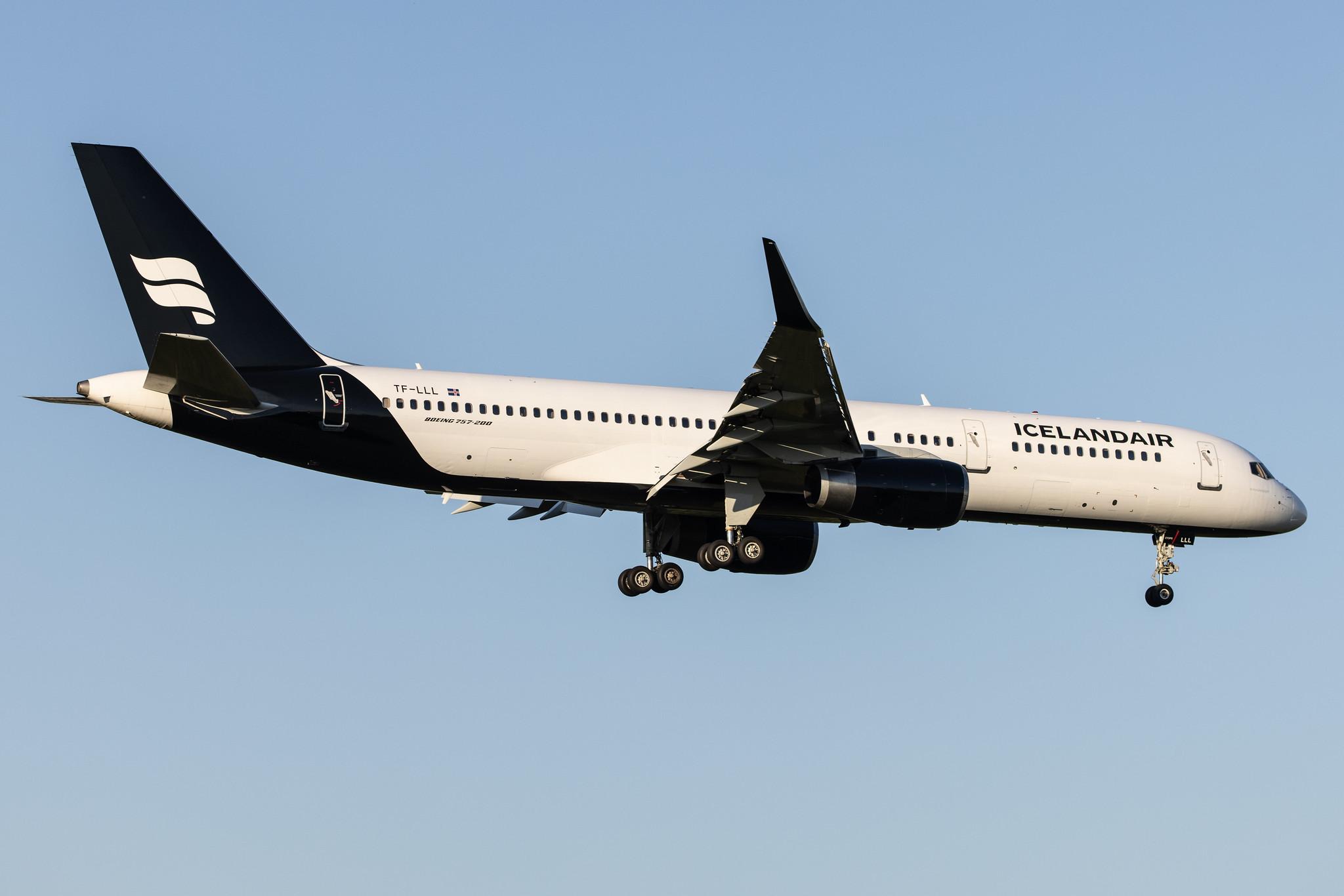 Hamburg Airport: Icelandair (FI / ICE) | Boeing 757-256 B752 | TF-LLL | MSN 29307
