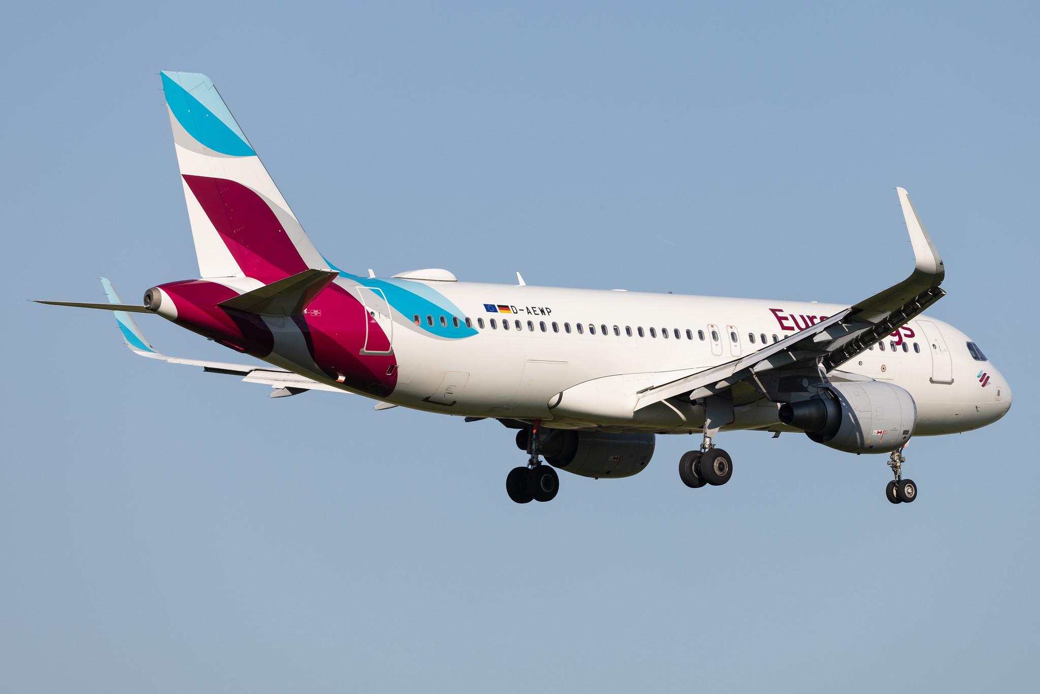 Hamburg Airport: Eurowings (EW / EWG) | Airbus A320-214 A320 | D-AEWP | MSN 7377