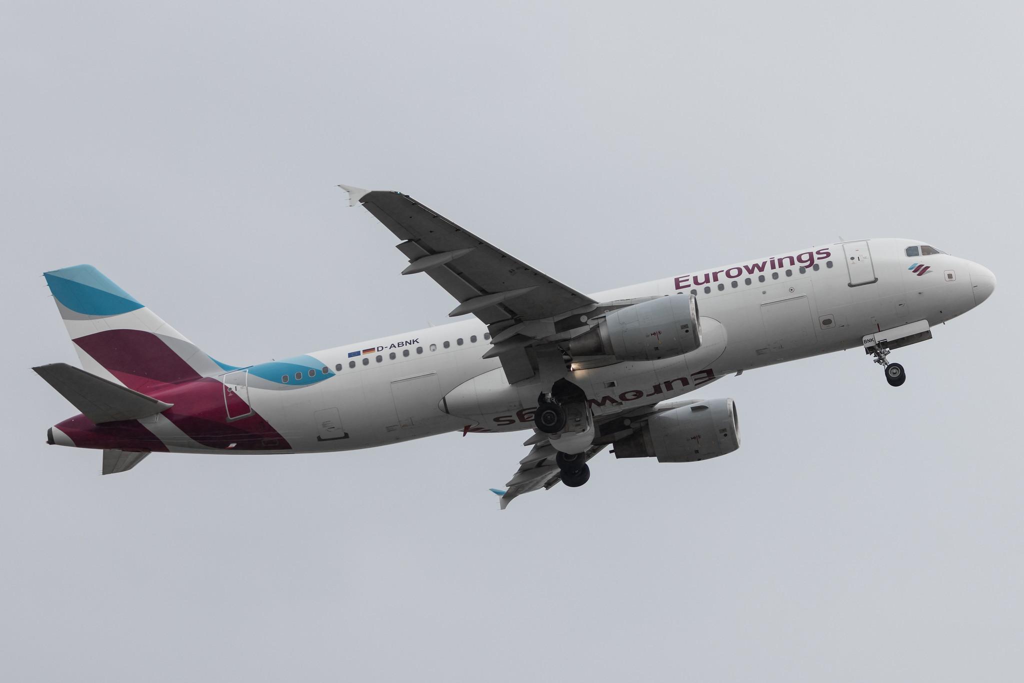 Hamburg Airport: Eurowings (EW / EWG) | Airbus A320-214 A320 | D-ABNK | MSN 1769