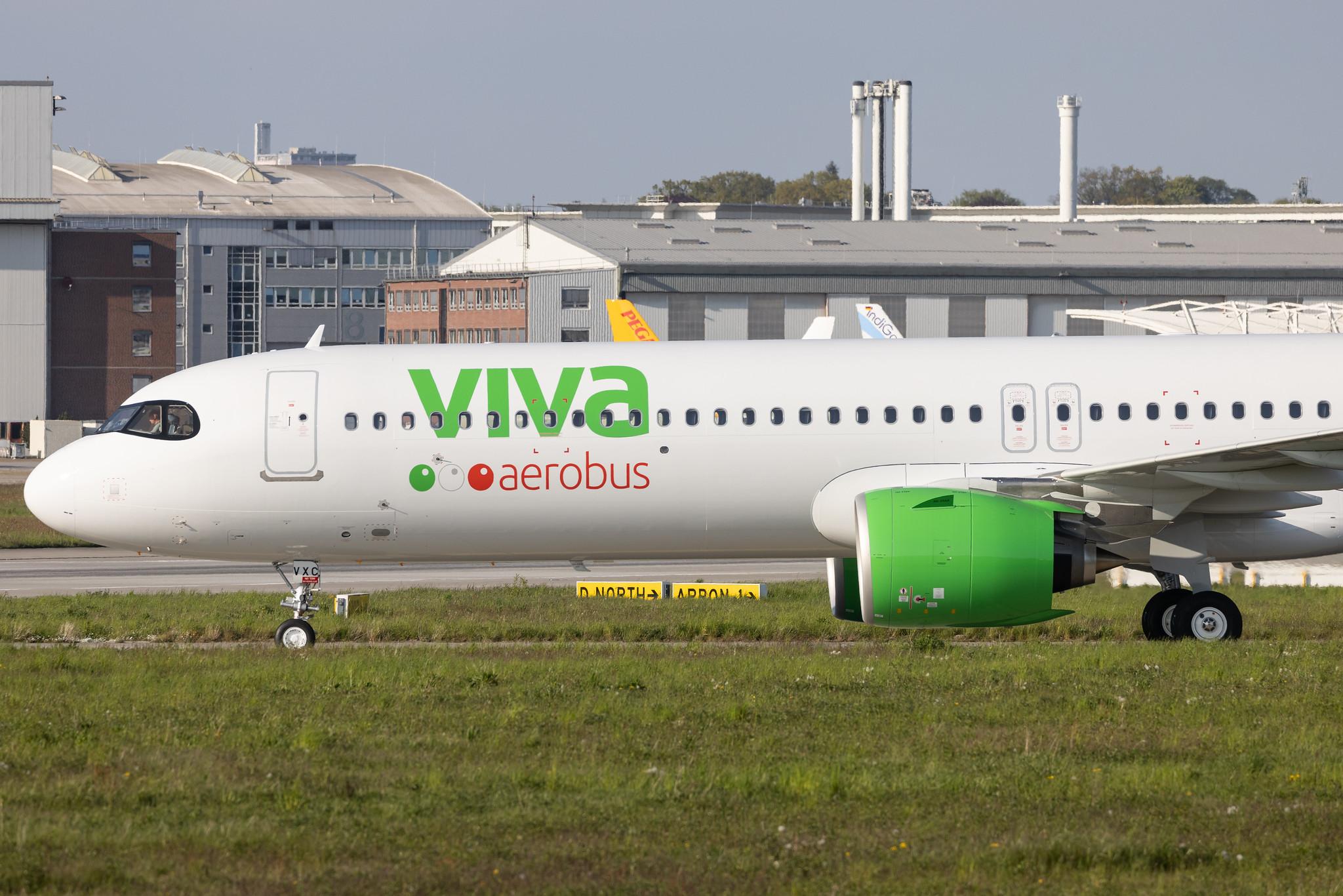 Hamburg Finkenwerder: Viva Aerobus (VB / VIV) | Airbus A321-271NX A21N | D-AYAS | XA-VXC | MSN 10836