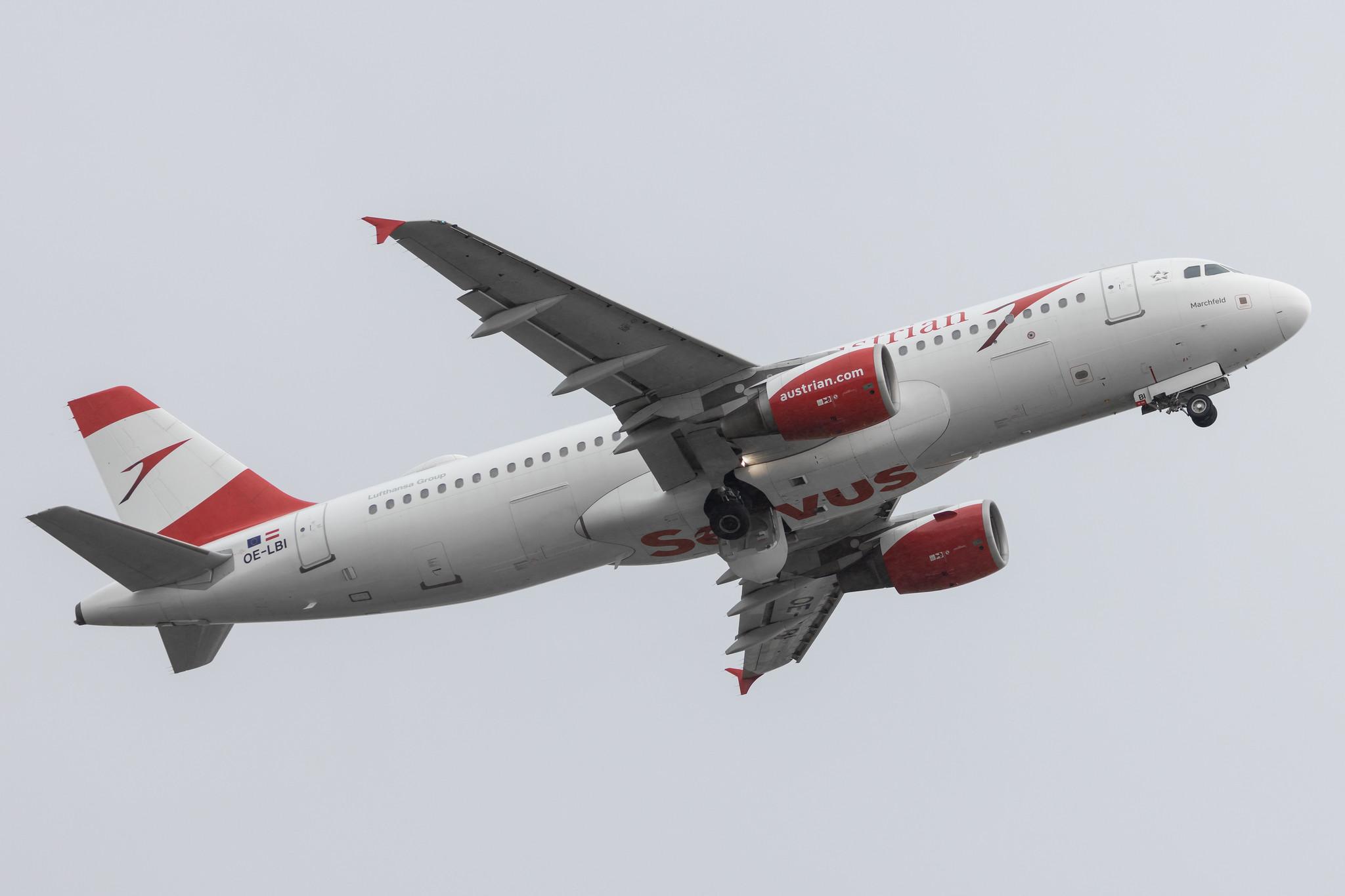 Hamburg Airport: Austrian Airlines (OS / AUA) | Airbus A320-214 A320 | OE-LBI | MSN 1937