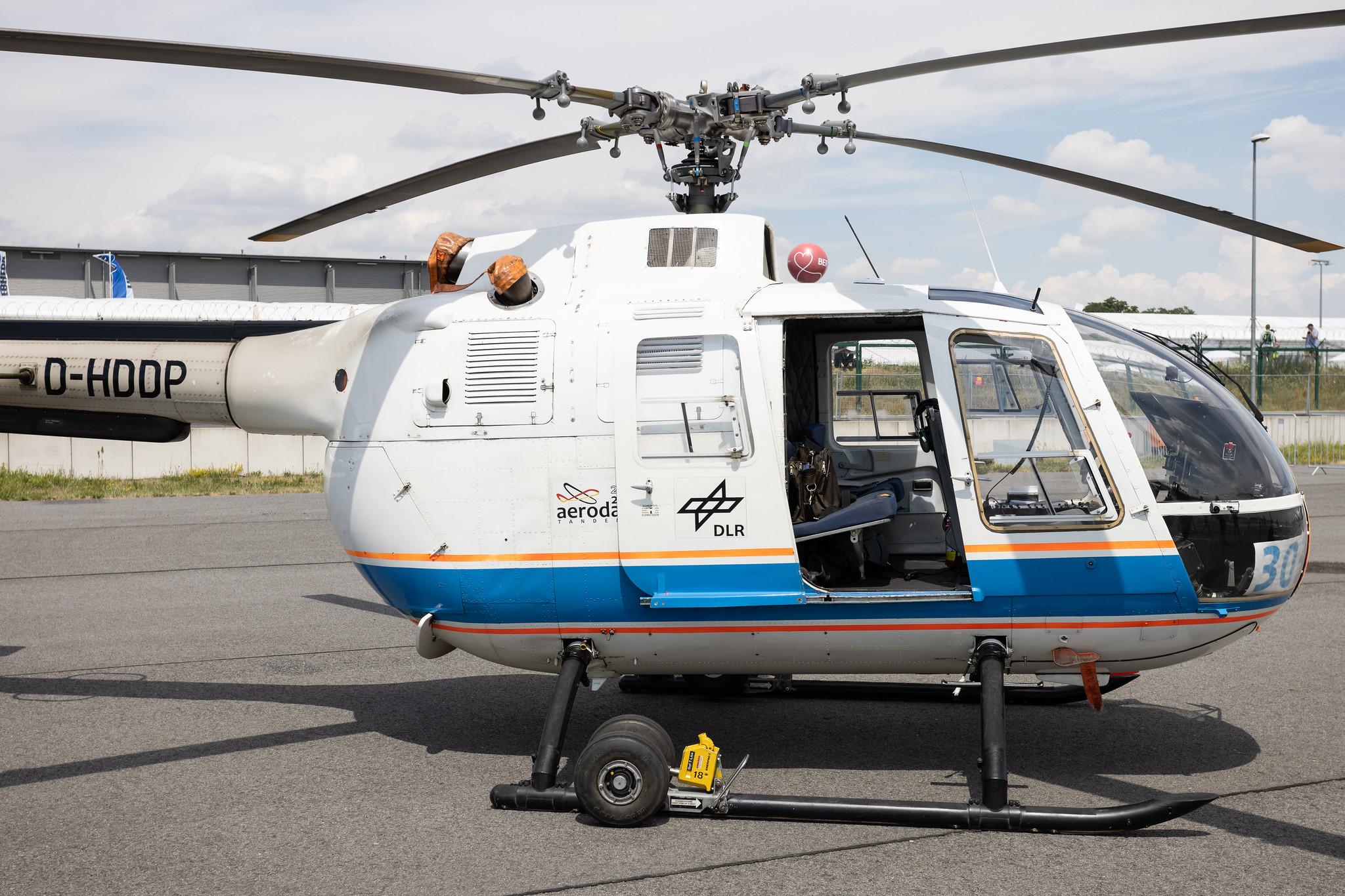 ILA Berlin Air Show: Germany - DLR Flugbetriebe | MBB Bo 105 B105 | D-HDDP | MSN S-123