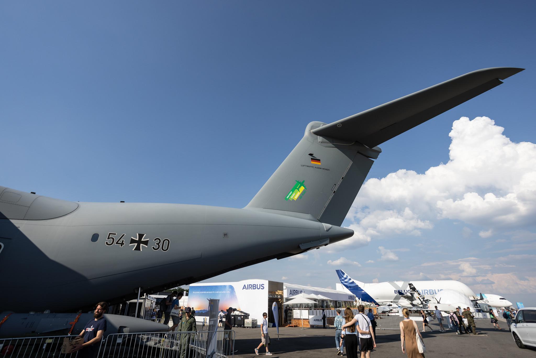 ILA Berlin Air Show: German Air Force (/ GAF) | Airbus A400M-180 A400 | 54+30 | MSN 091