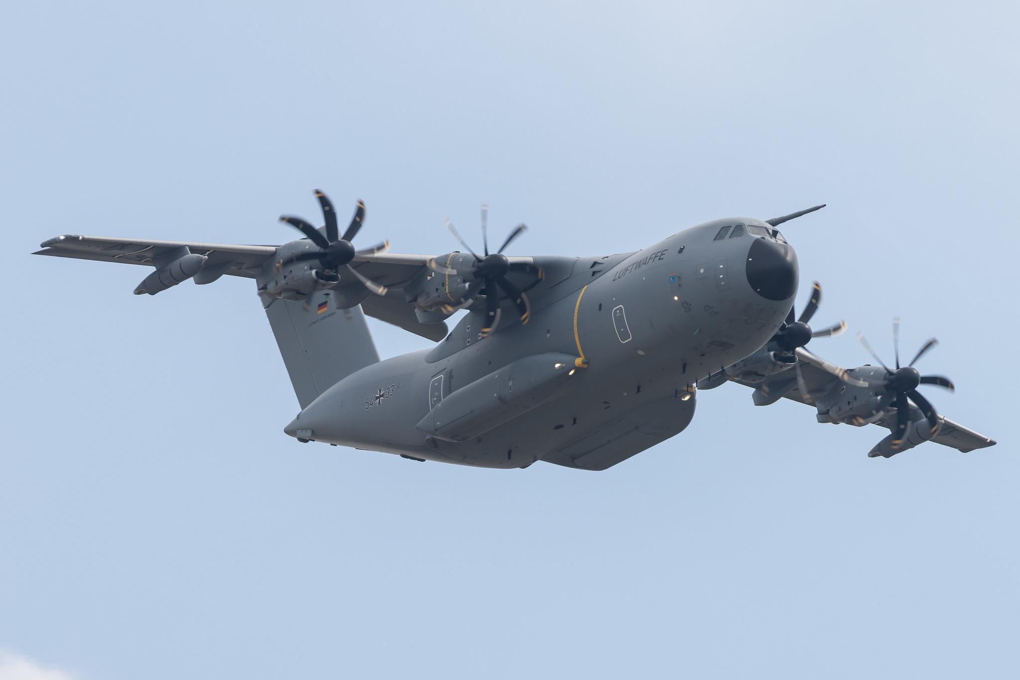 ILA Berlin Air Show: German Air Force (/ GAF) | Airbus A400M-180 A400 | 54-33 | MSN 100