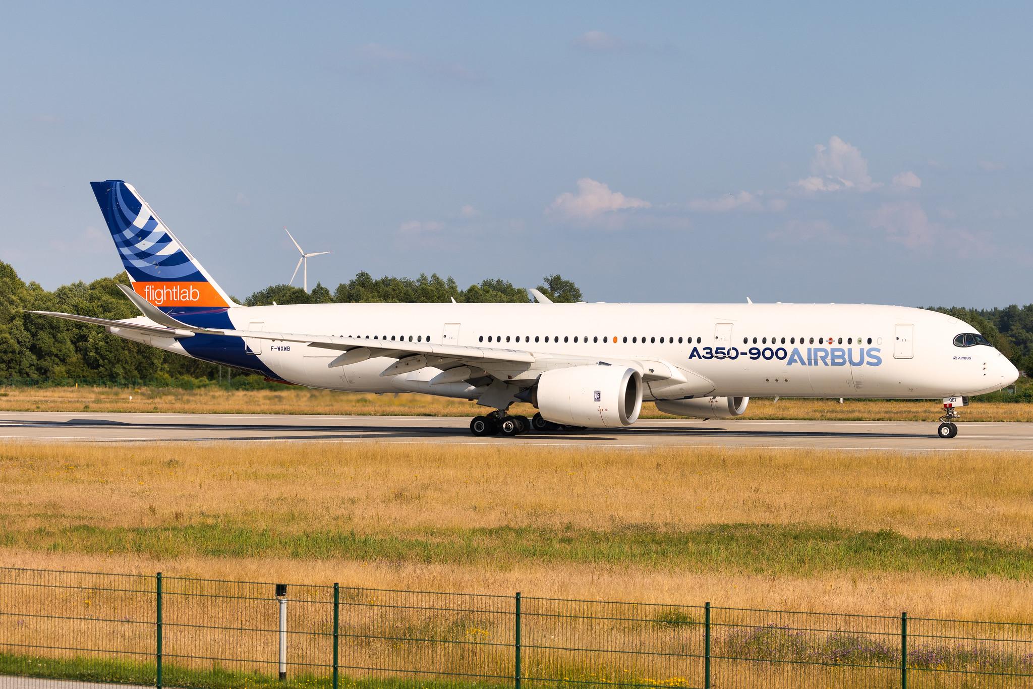 Hamburg Finkenwerder: Airbus (/ AIB) |  Airbus A350-941 A359 | F-WXWB | MSN 001