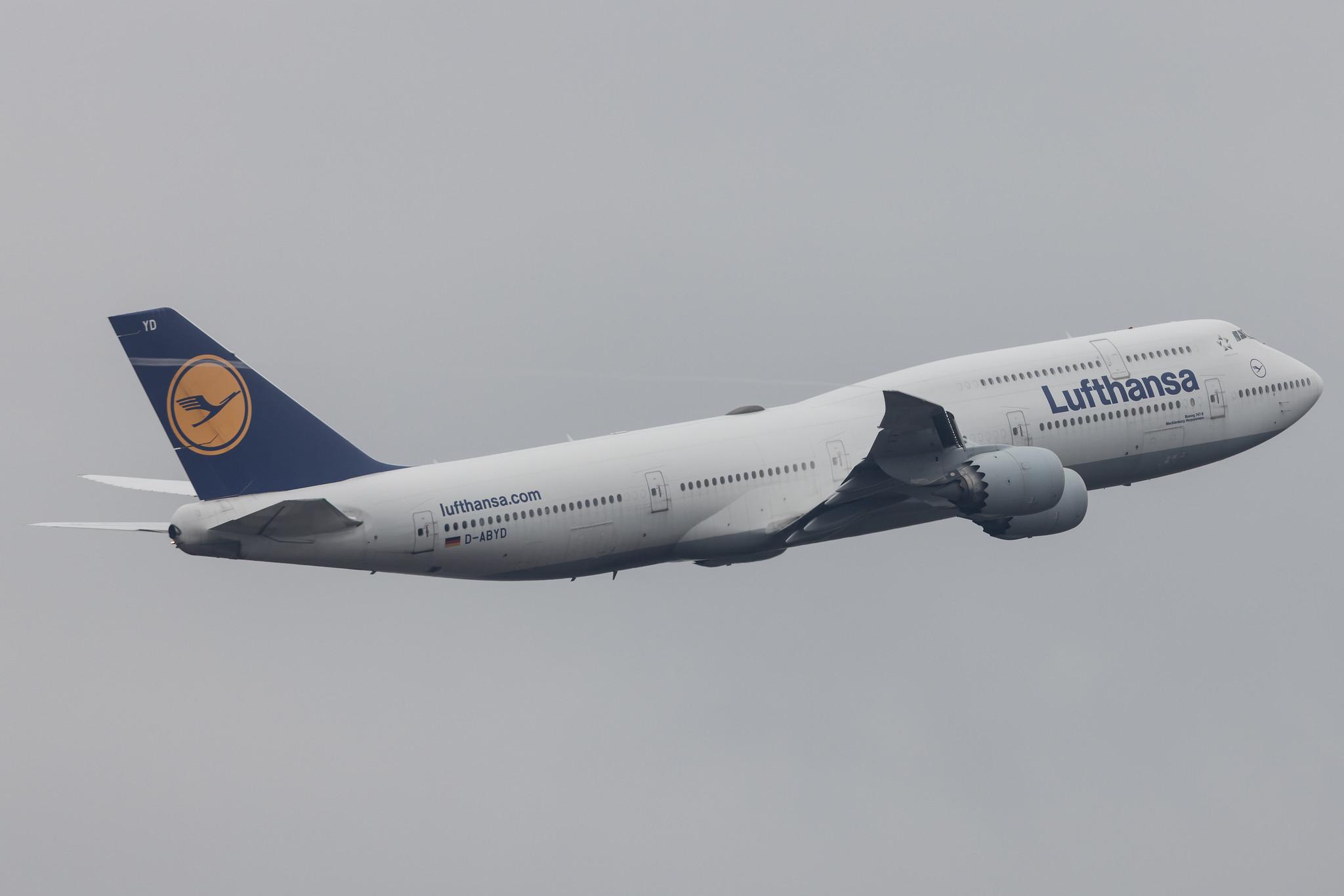 Frankfurt Airport: Lufthansa (LH / DLH) |  Boeing 747-830 B748 | D-ABYD | MSN 37829