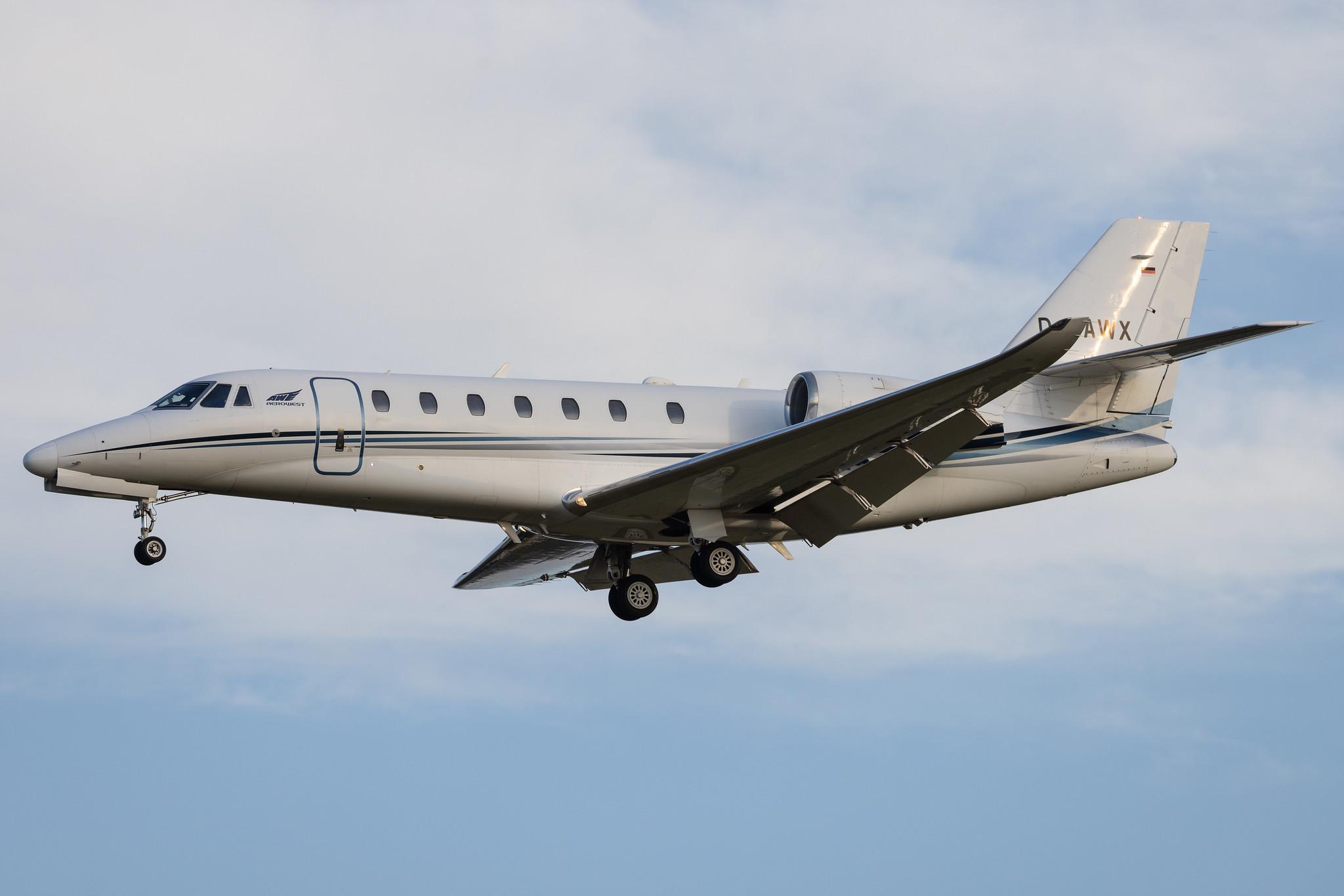 Hamburg Airport: Aerowest | Cessna 680 Citation Sovereign+ C680 | D-CAWX | MSN 680-0535