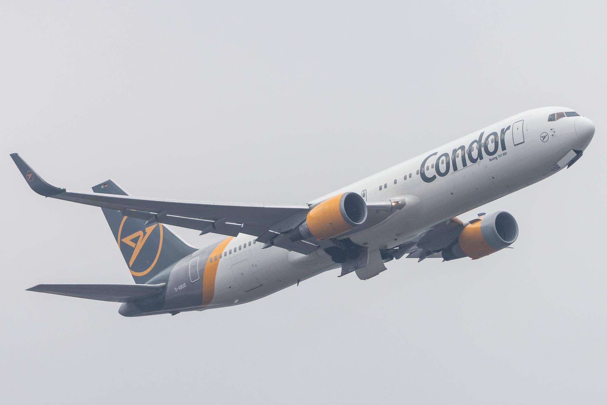 Frankfurt Airport: Condor (DE / CFG) |  Boeing 767-3Q8(ER) B763 | D-ABUO | MSN 29387