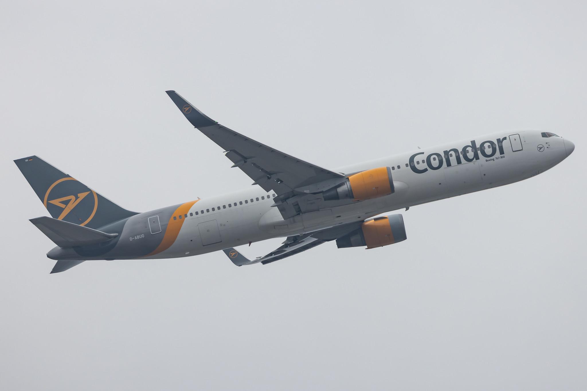 Frankfurt Airport: Condor (DE / CFG) |  Boeing 767-3Q8(ER) B763 | D-ABUO | MSN 29387