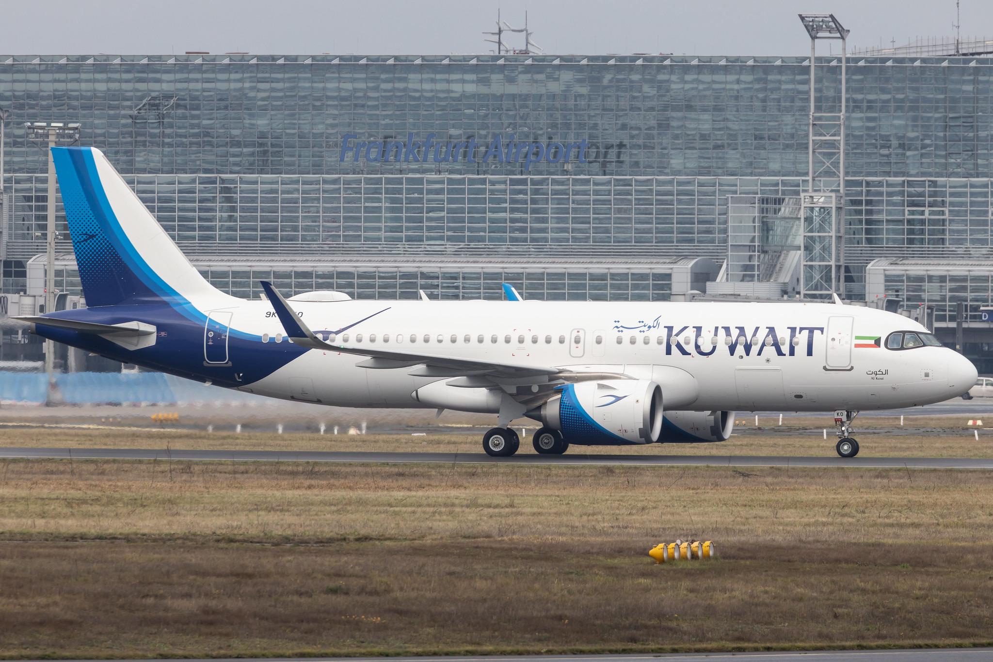 Frankfurt Airport: Kuwait Airways (KU / KAC) |  Airbus A320-251N A20N | 9K-AKO | MSN 10082