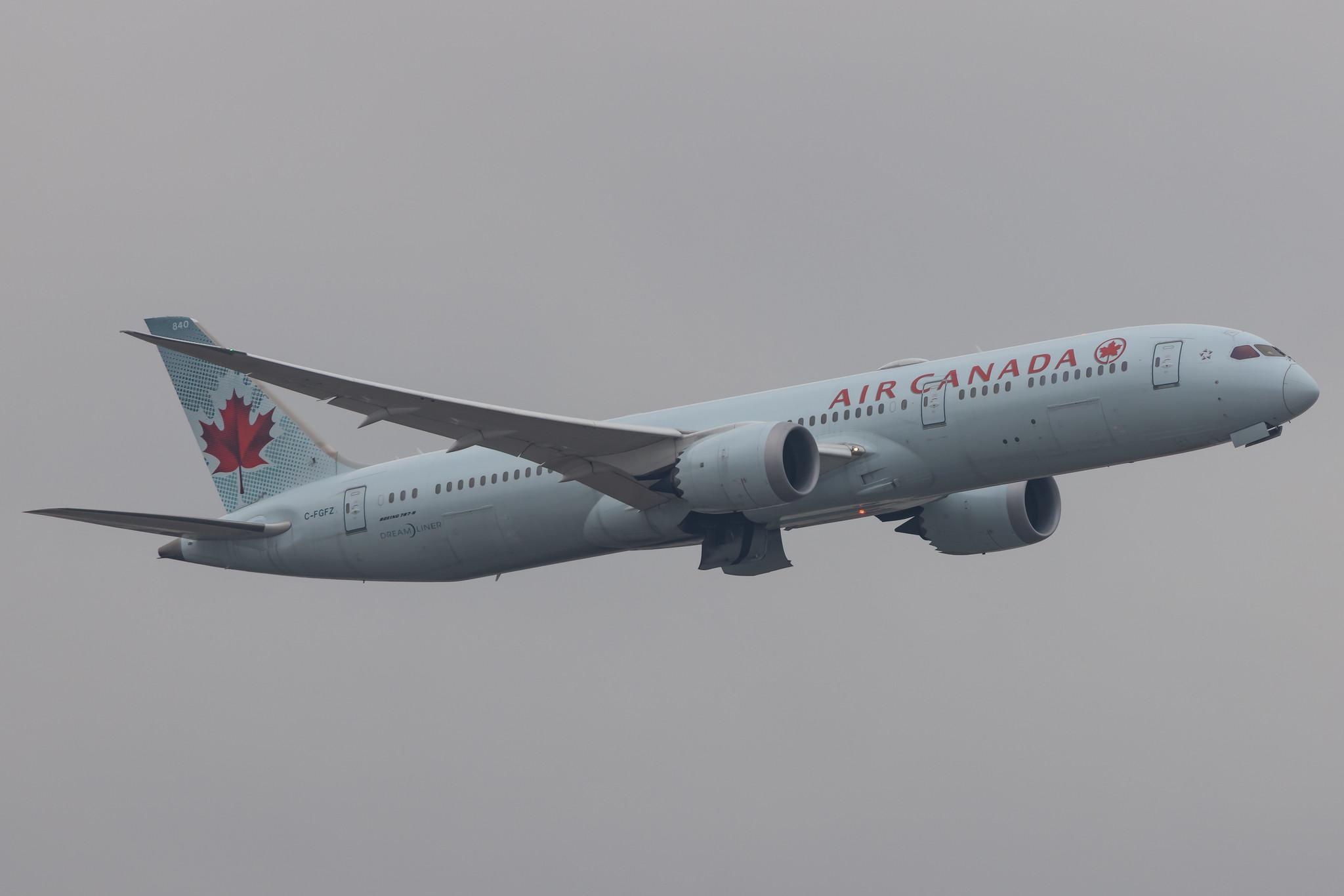 Frankfurt Airport: Air Canada (AC / ACA) |  Boeing 787-9 Dreamliner B789 | C-FGFZ | MSN 37172