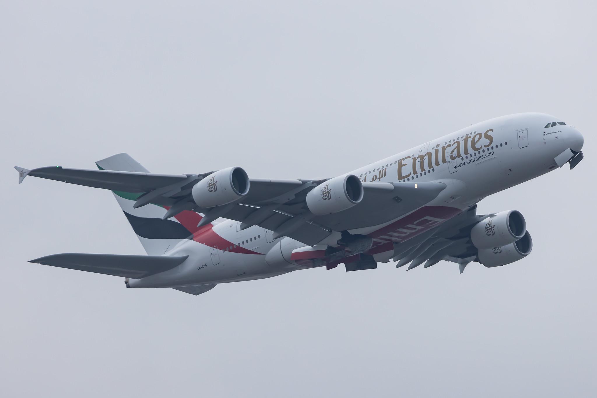 Frankfurt Airport: Emirates (EK / UAE) |  Airbus A380-861 A388 | A6-EOD | MSN 168