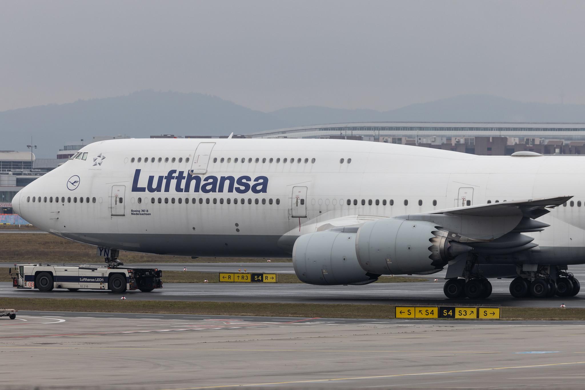 Frankfurt Airport: Lufthansa (LH / DLH) |  Boeing 747-830 B748 | D-ABYN | MSN 37838