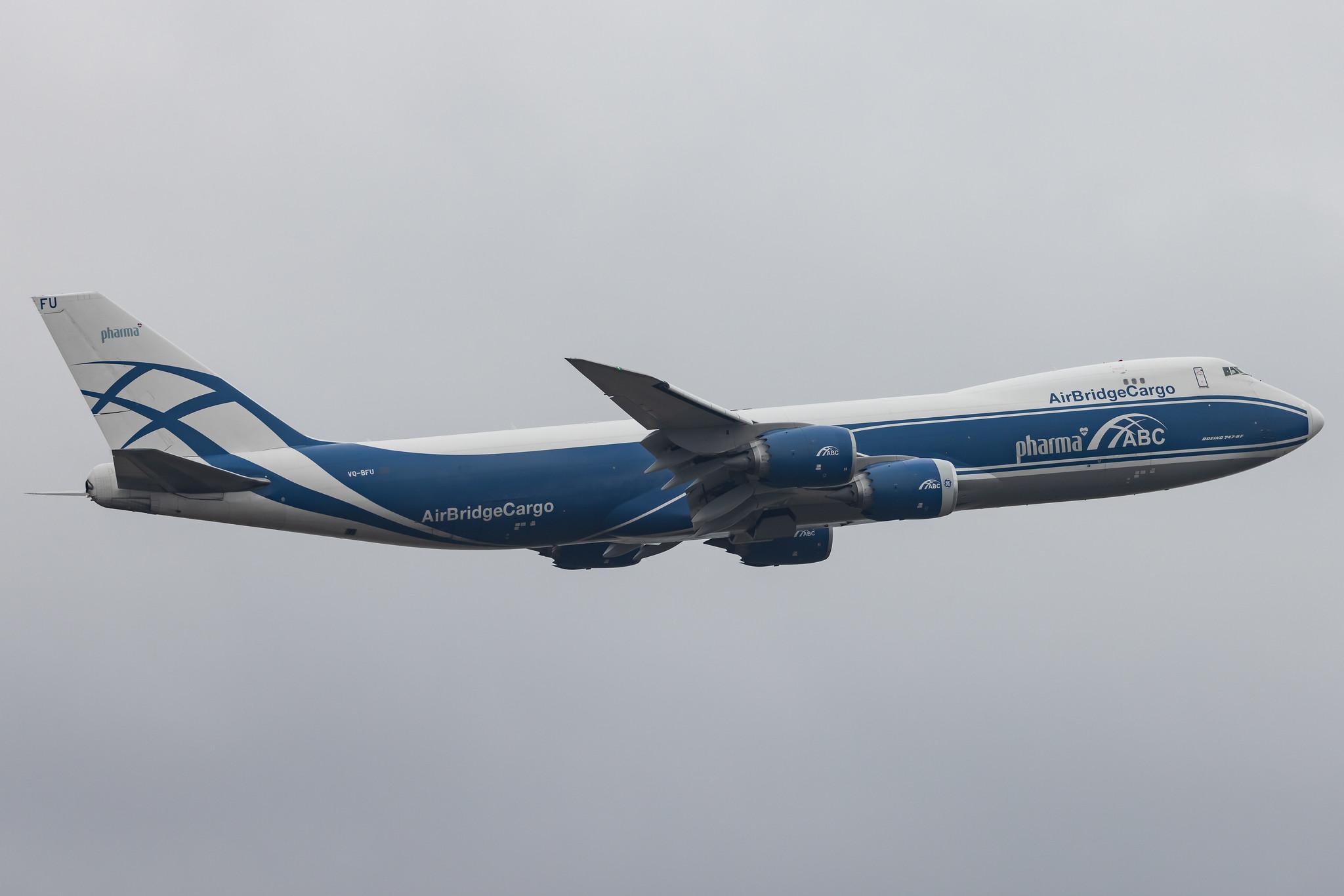 Frankfurt Airport: AirBridgeCargo (RU / ABW) | Operator: AirBridgeCargo Airlines |  Boeing 747-83Q(F) B748 | VQ-BFU | MSN 60117