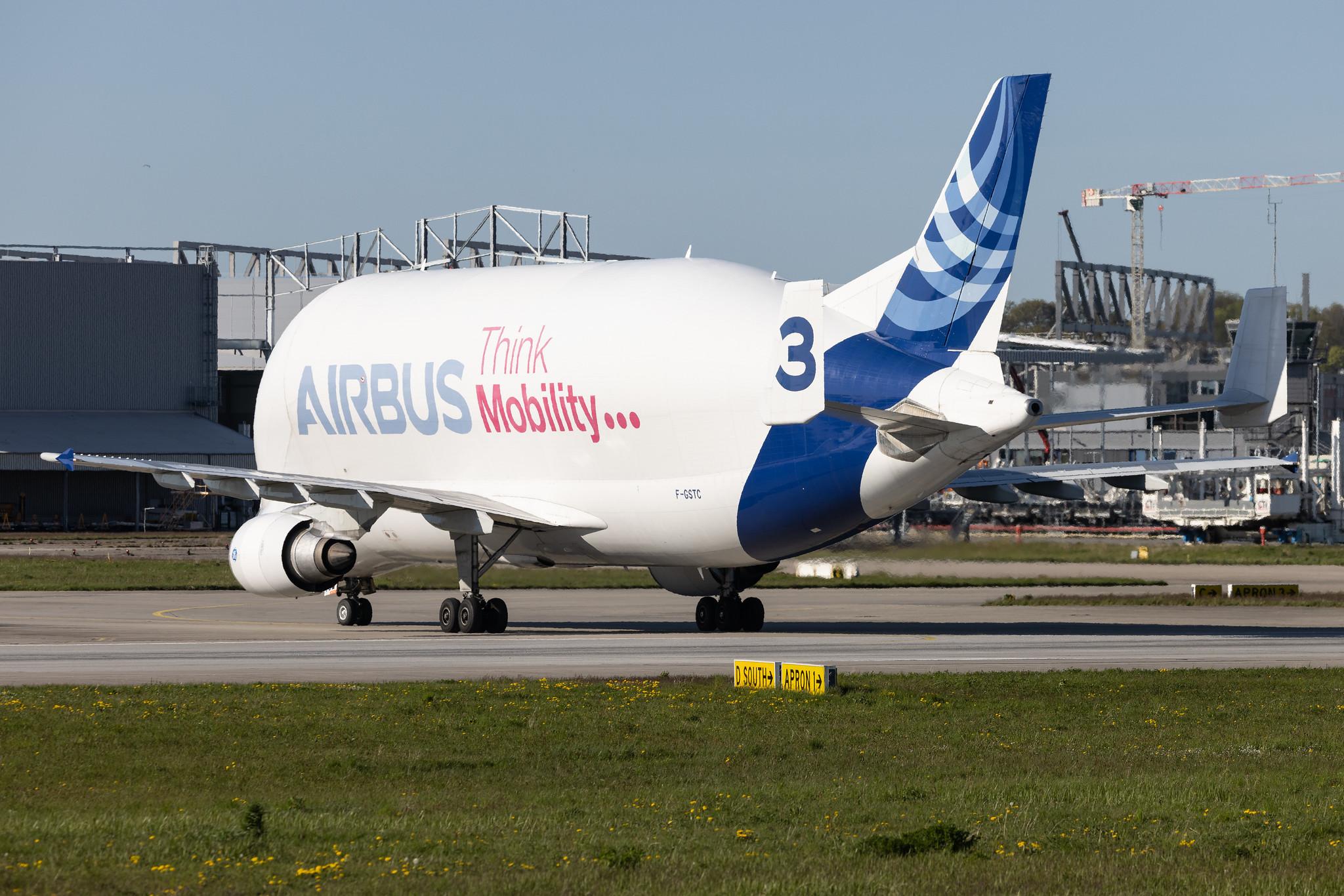 Hamburg Finkenwerder: Airbus Transport International (4Y / BGA) | Airbus A300-608ST Beluga A3ST | F-GSTC | MSN 765