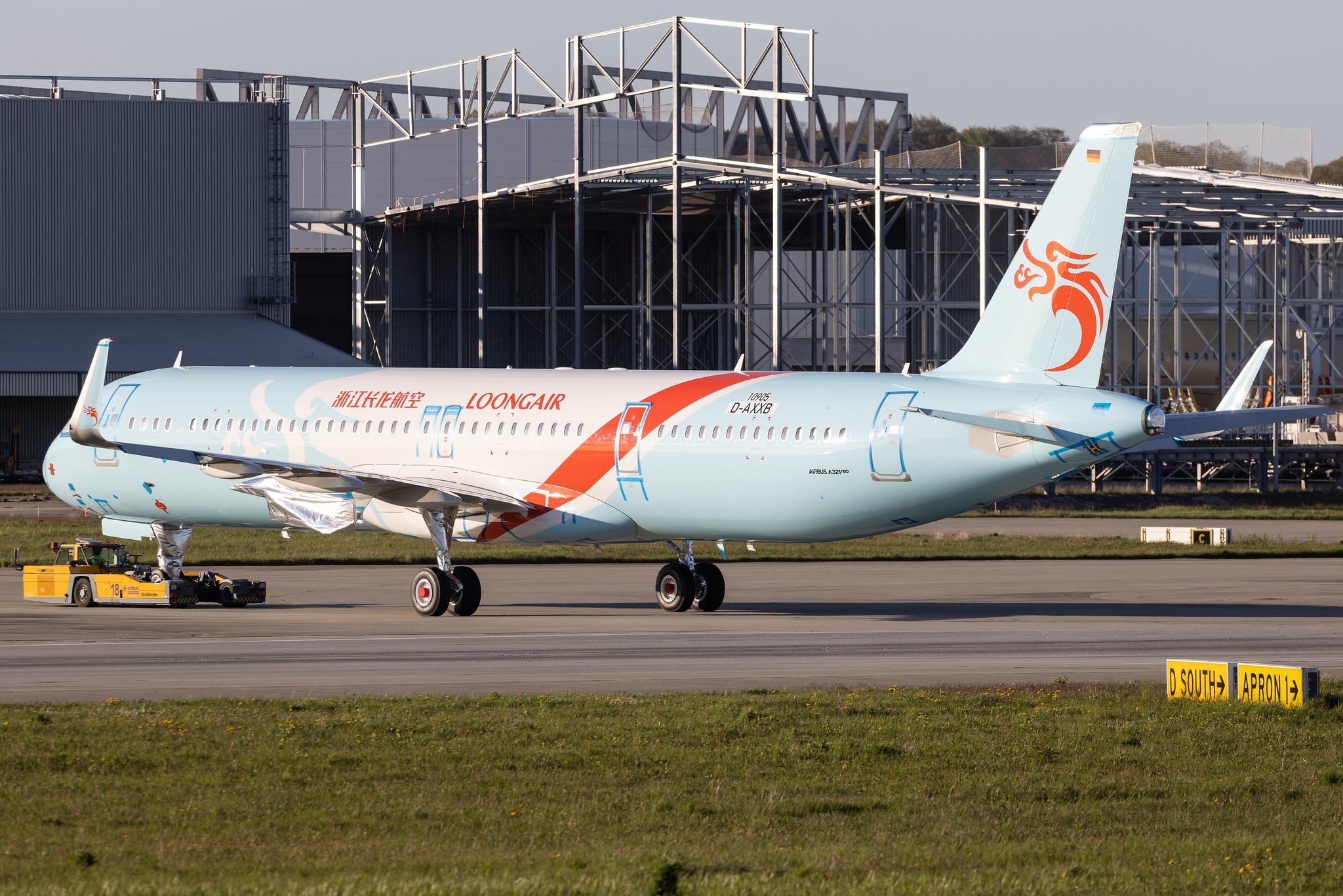 Hamburg Finkenwerder: Loong Air (GJ / CDC) |  Airbus A321-251NX A21N | D-AXXB | MSN 10905