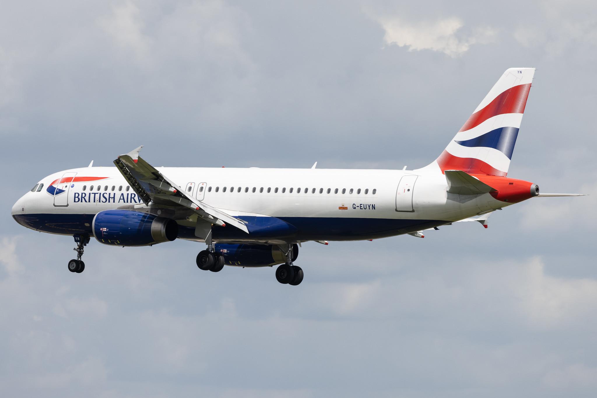 Hamburg Airport: British Airways (BA / BAW) | Airbus A320-232 A320 | G-EUYN | MSN 4975