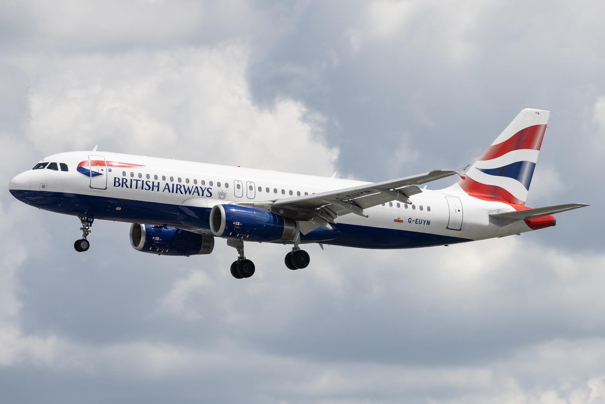 Hamburg Airport: British Airways (BA / BAW) | Airbus A320-232 A320 | G-EUYN | MSN 4975
