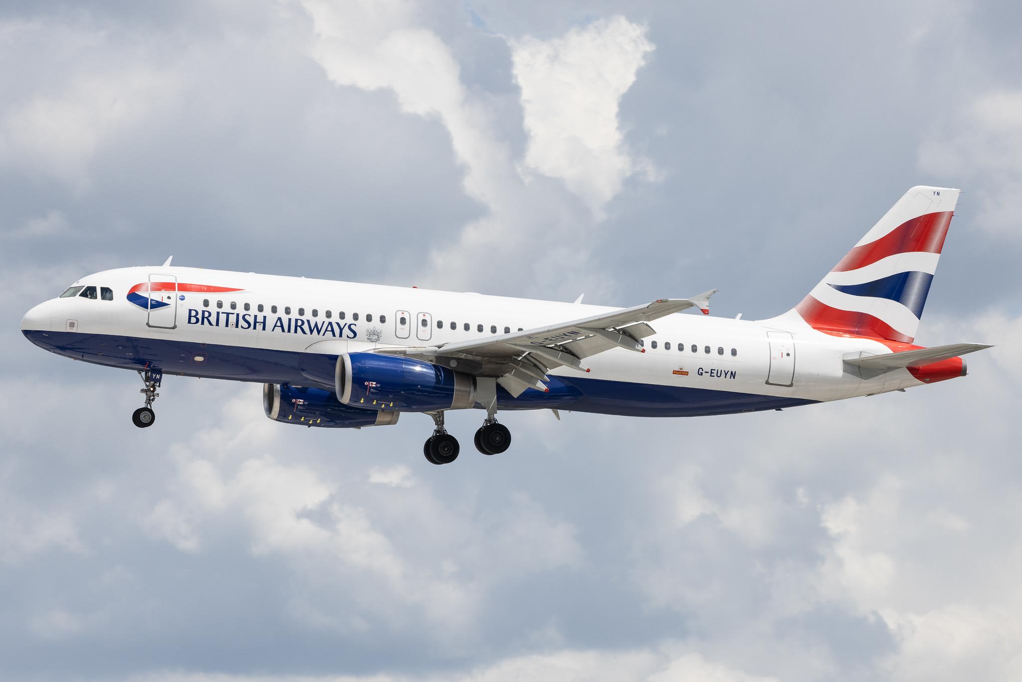 Hamburg Airport: British Airways (BA / BAW) | Airbus A320-232 A320 | G-EUYN | MSN 4975