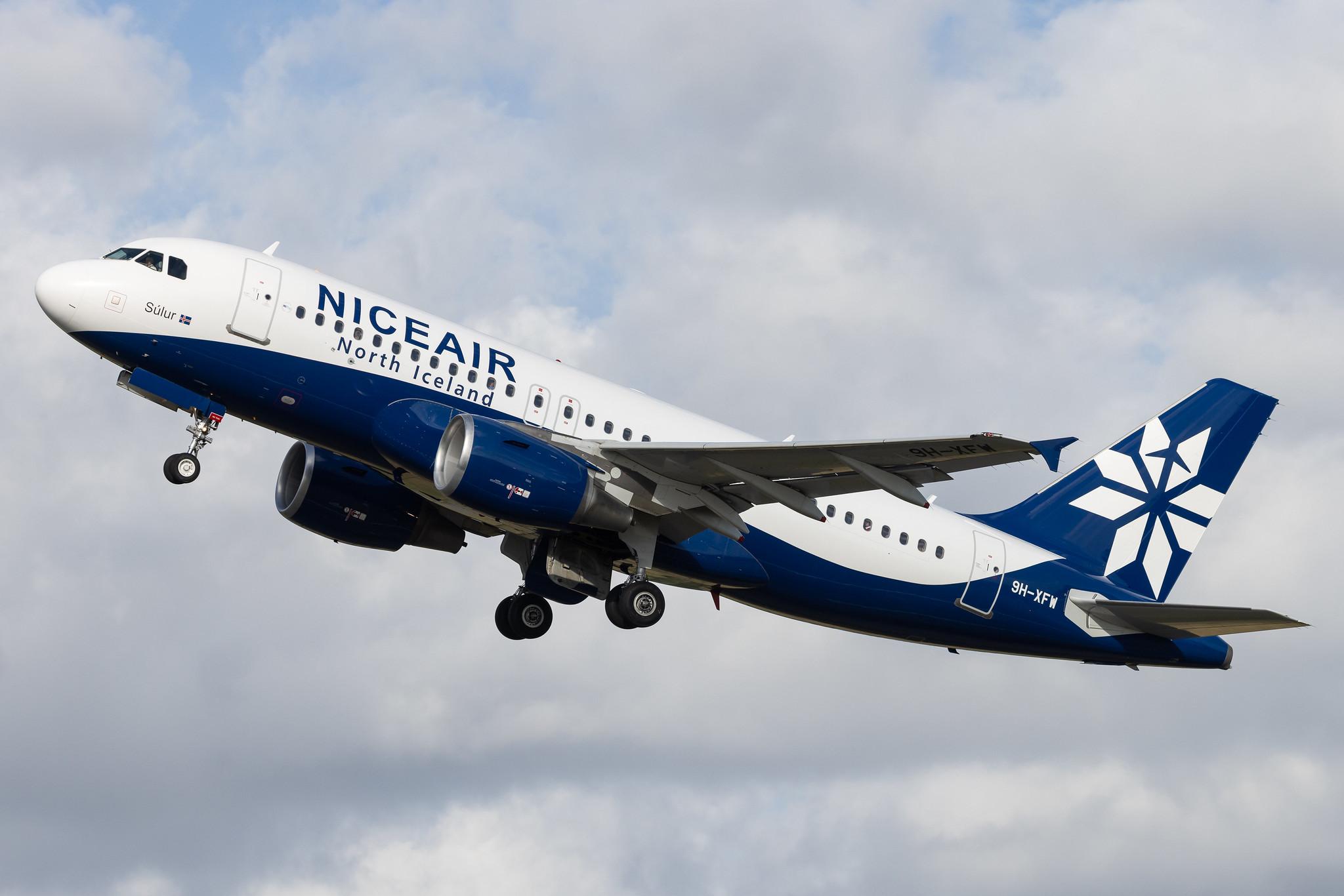 Hamburg Airport: Niceair (5M / HFM) | Operator: Hi Fly Malta | Airbus A319-112 A319 | 9H-XFW | MSN 3689