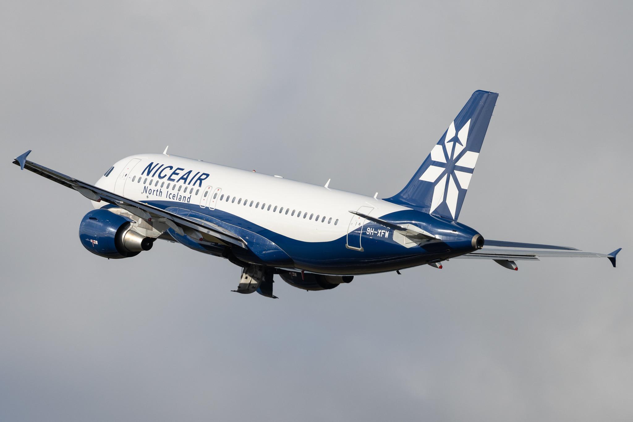 Hamburg Airport: Niceair (5M / HFM) | Operator: Hi Fly Malta | Airbus A319-112 A319 | 9H-XFW | MSN 3689