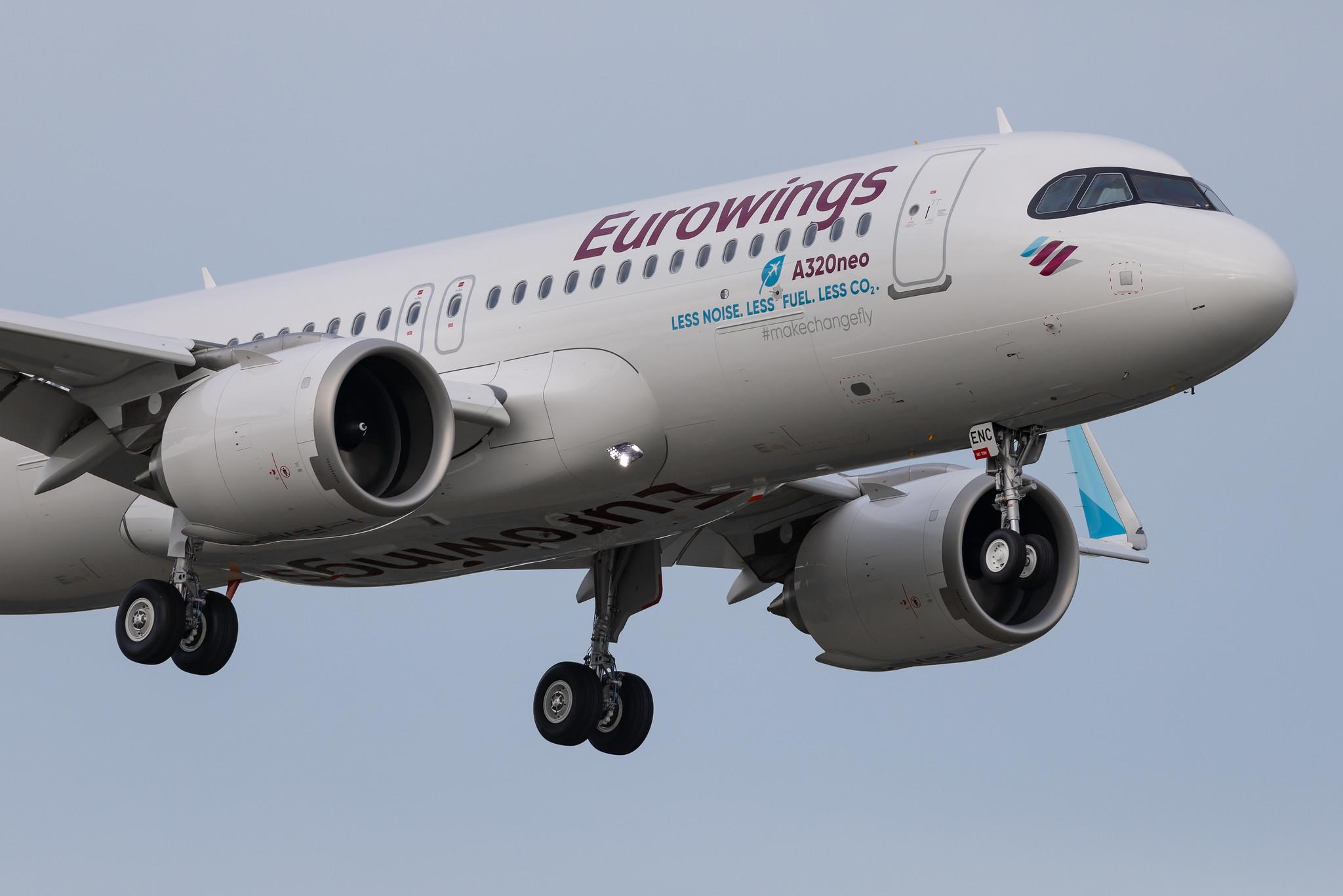 Hamburg Airport: Eurowings (EW / EWG) |  Airbus A320-251N A20N | D-AENC | MSN 10826