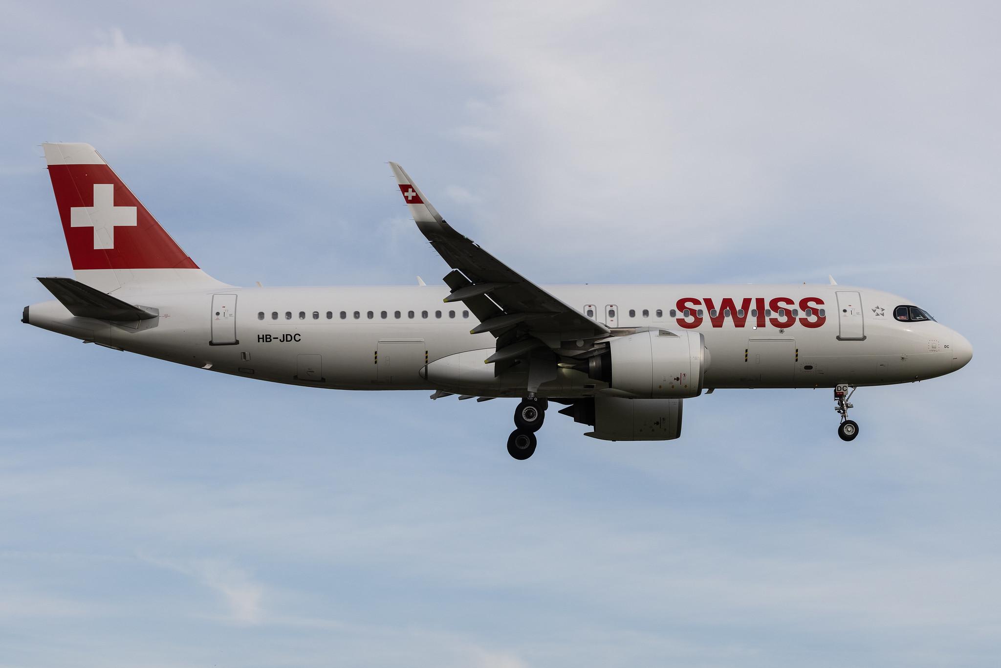Hamburg Airport: Swiss (LX / SWR) | Airbus A320-271N A20N | HB-JDC | MSN 10242