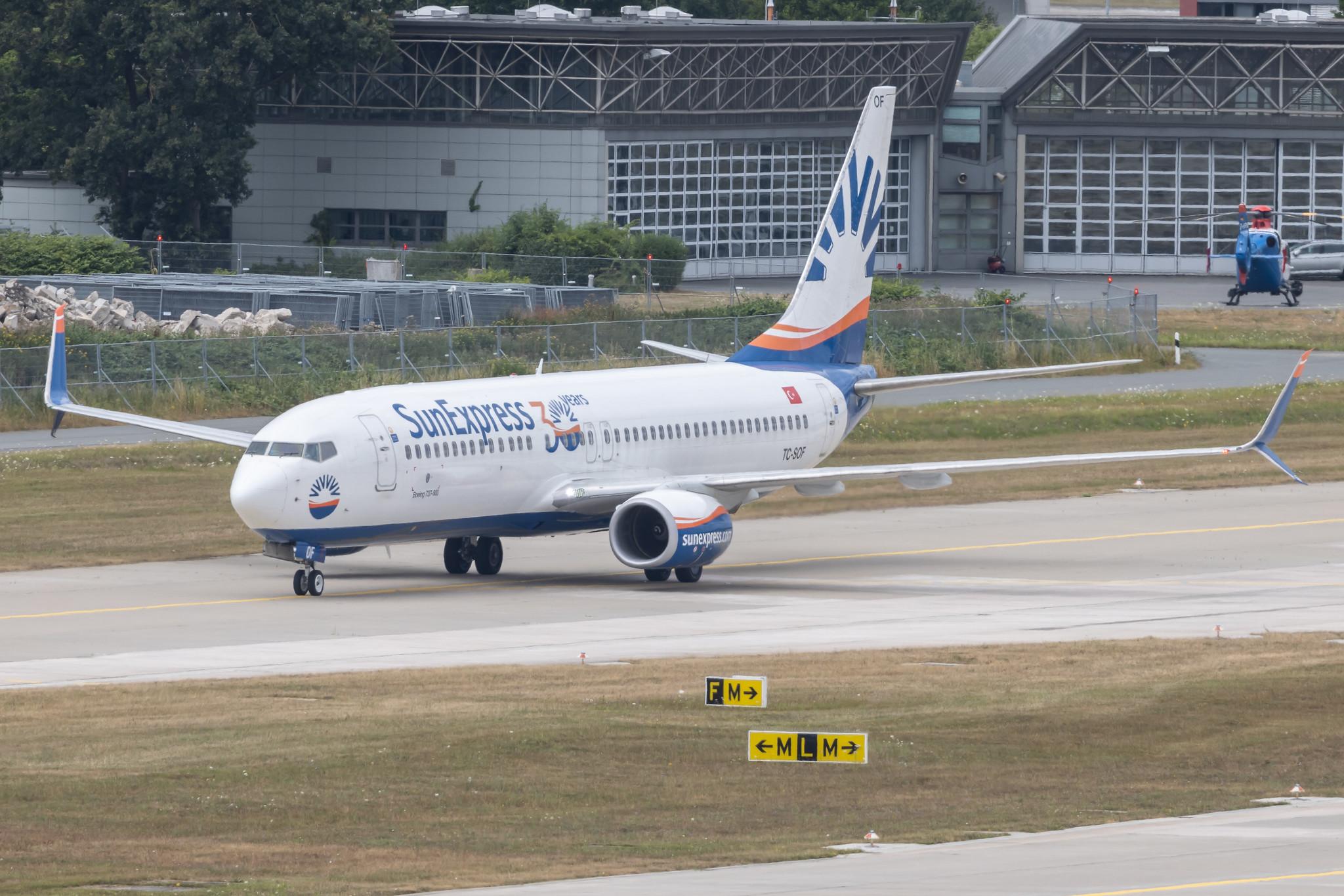 Hannover Airport: SunExpress (XQ / SXS) | Boeing 737-8HC B738 | TC-SOF | MSN 61191