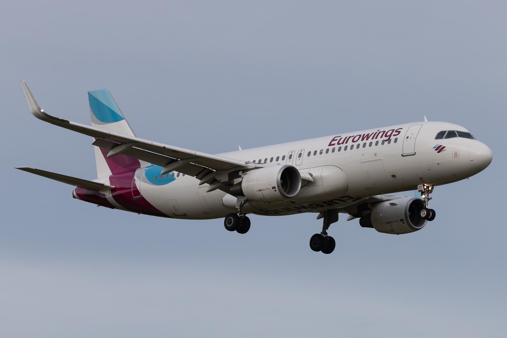 Hamburg Airport: Eurowings (EW / EWG) | Airbus A320-214 A320 | D-AIZT | MSN 5601