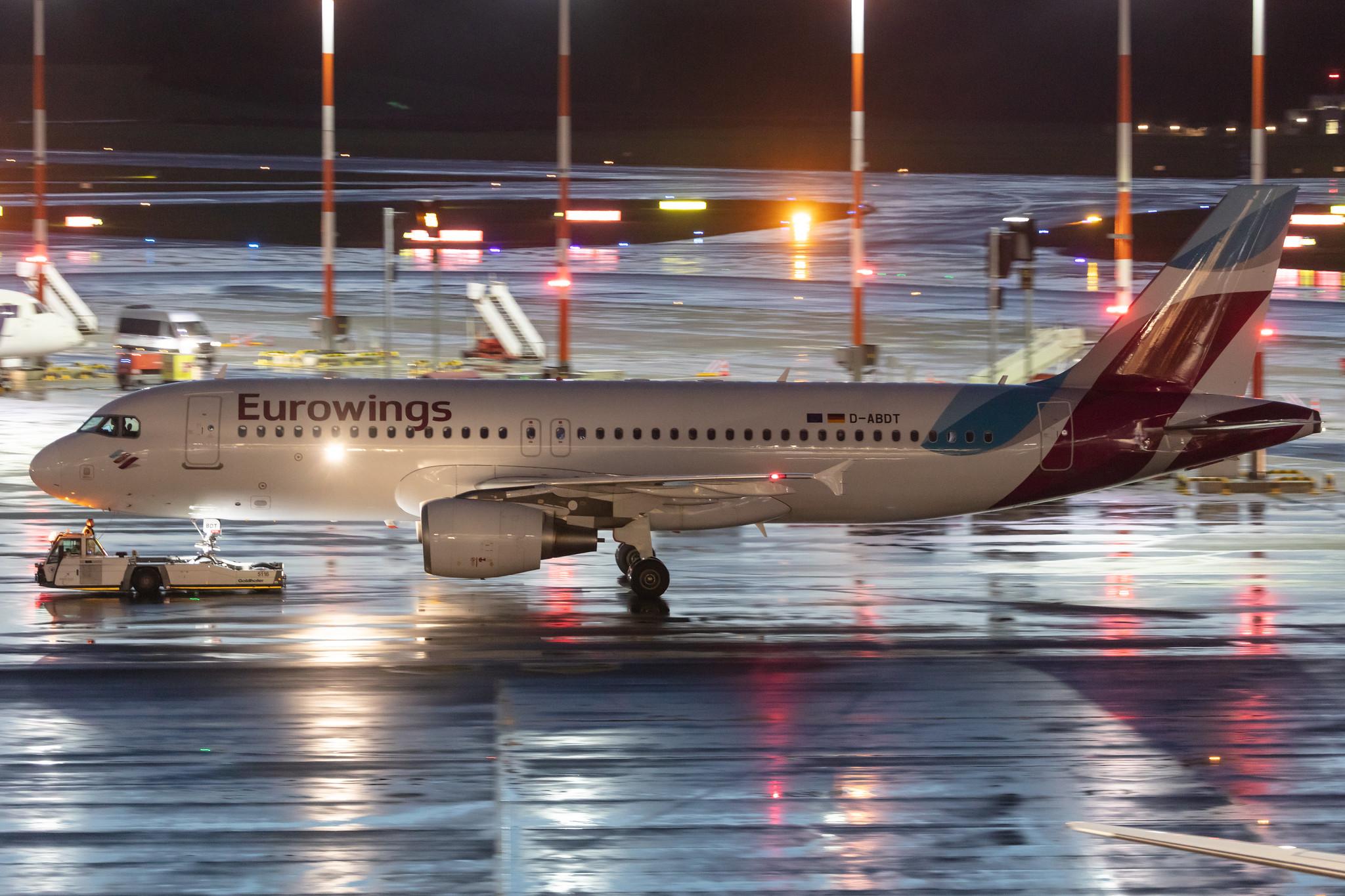 Hamburg Airport: Eurowings (EW / EWG) |  Airbus A320-214 A320 | D-ABDT | MSN 3422