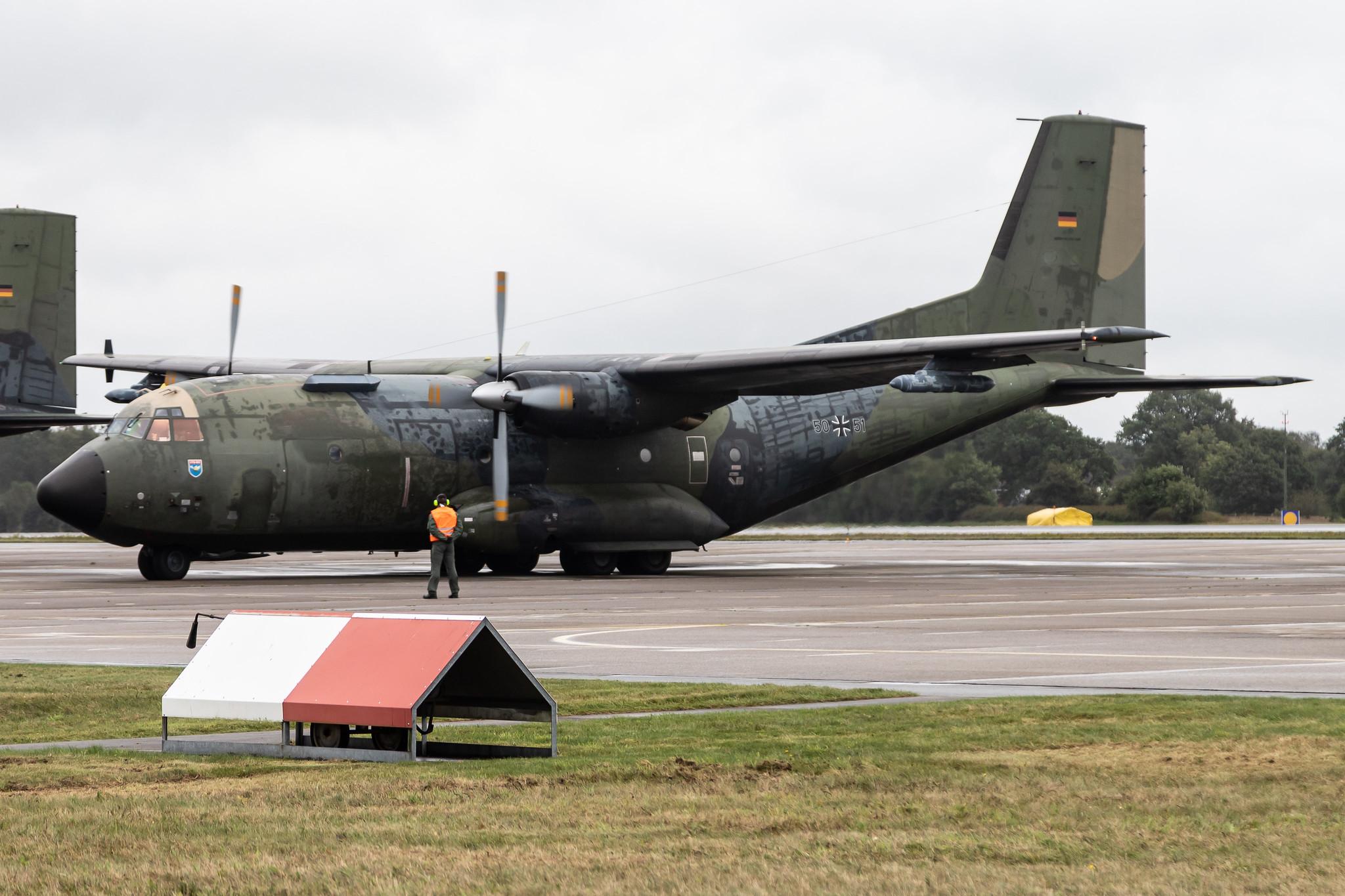 Fliegerhorst Hohn: German Air Force (/ GAF) | Transall C-160D C160 | 50+51 | MSN D73