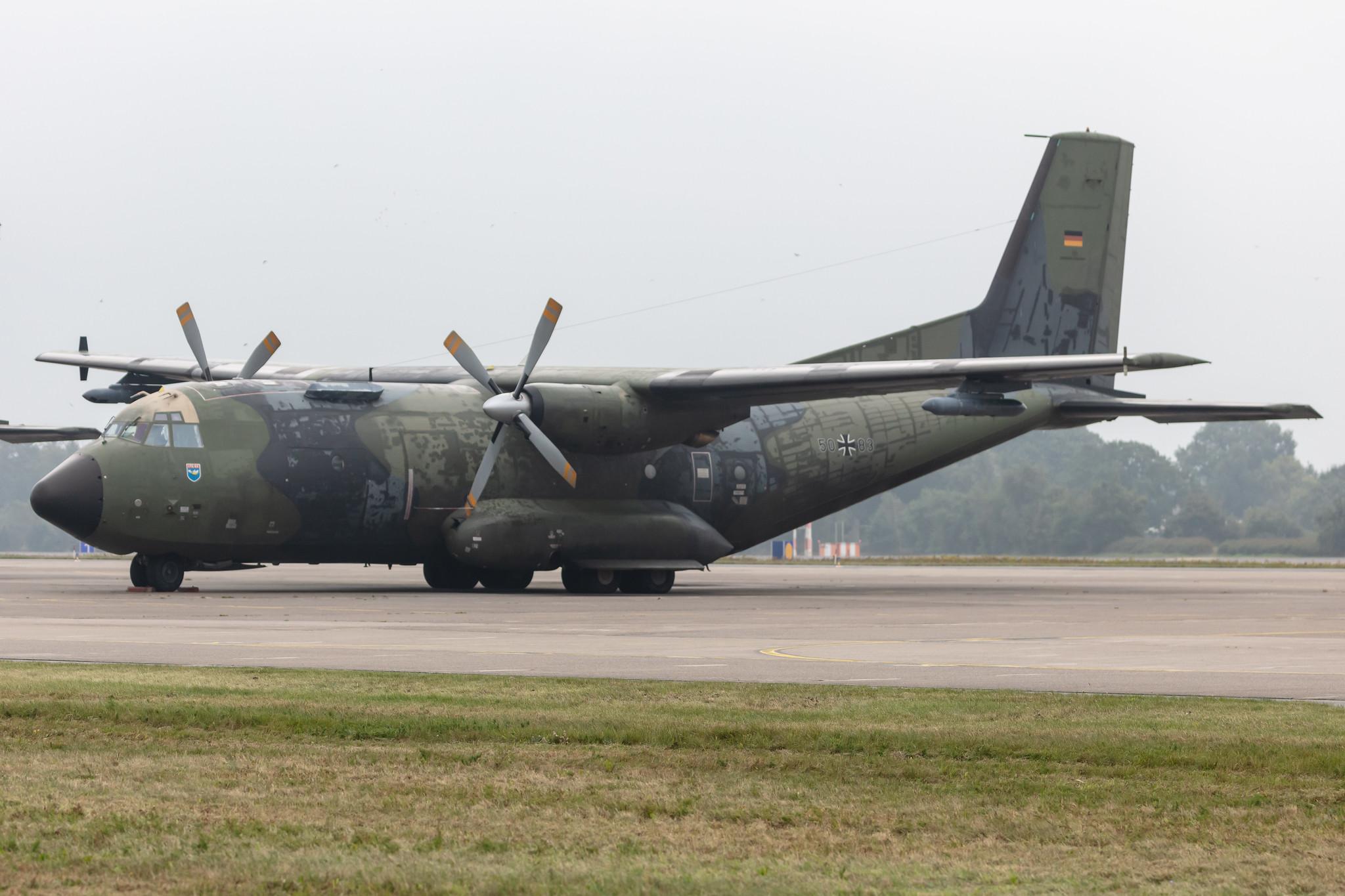 Fliegerhorst Hohn: German Air Force (/ GAF) | Transall C-160D C160 | 50+83 | MSN D120