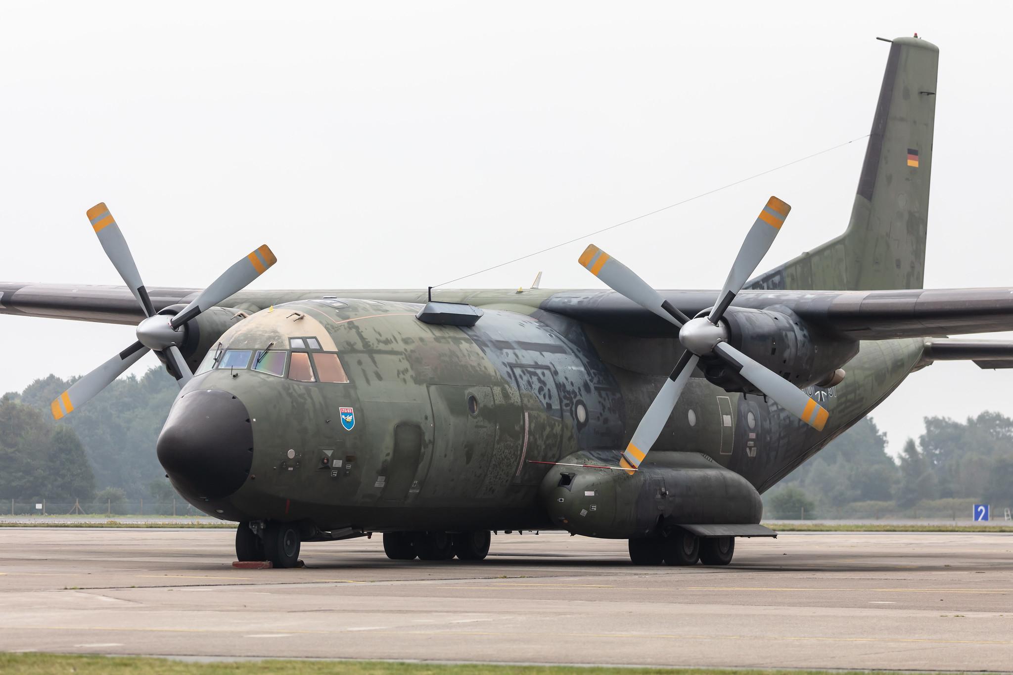 Fliegerhorst Hohn: German Air Force (/ GAF) | Transall C-160D C160 | 50+51 | MSN D73