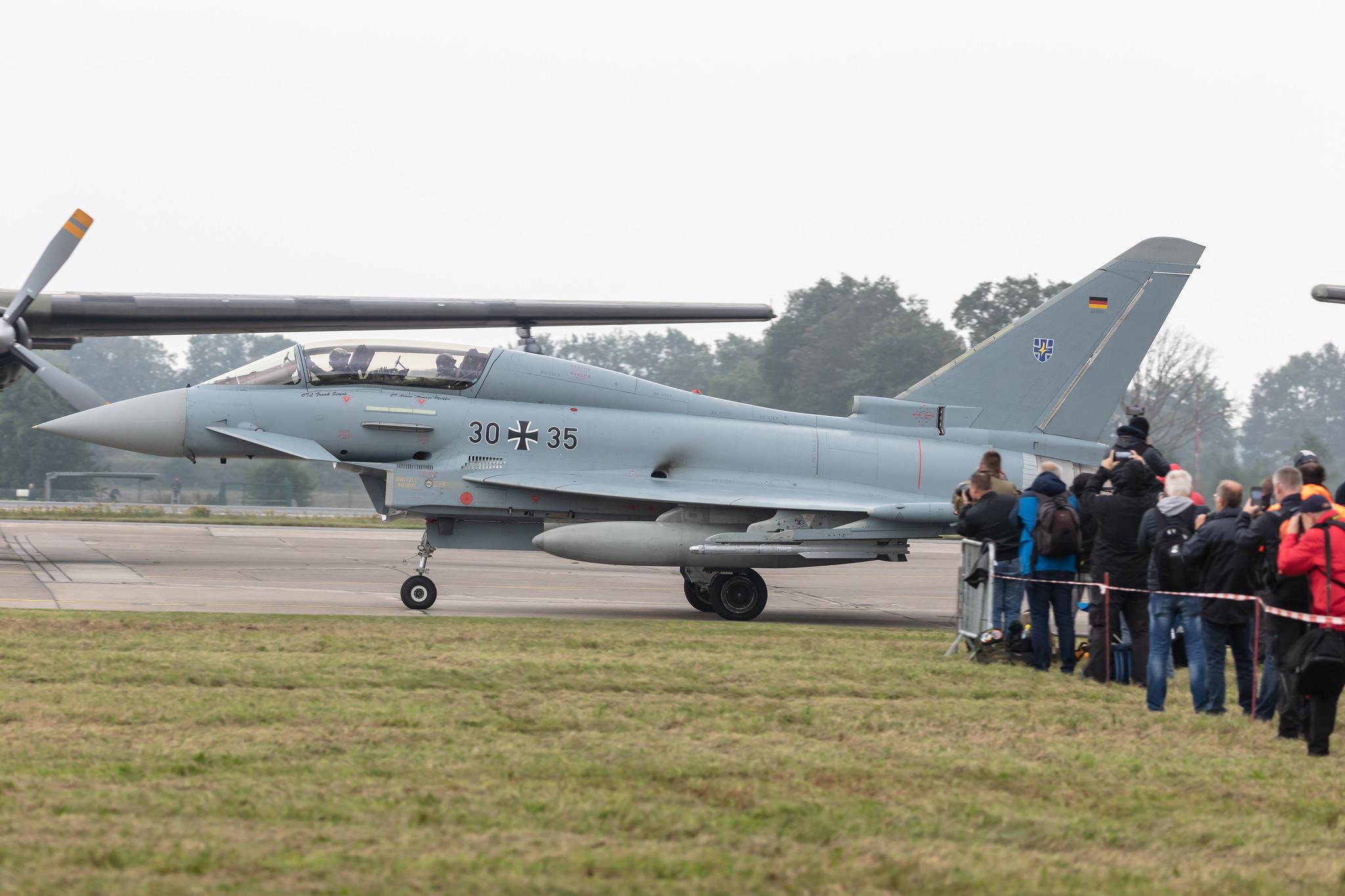 Fliegerhorst Hohn: German Air Force (/ GAF) | Eurofighter Typhoon EF2000 EUFI | 30+35 | MSN GT013