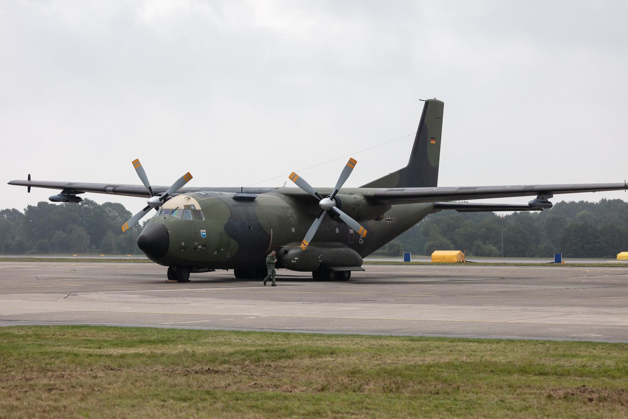 Fliegerhorst Hohn: German Air Force (/ GAF) | Transall C-160D C160 | 50+36 | MSN D58