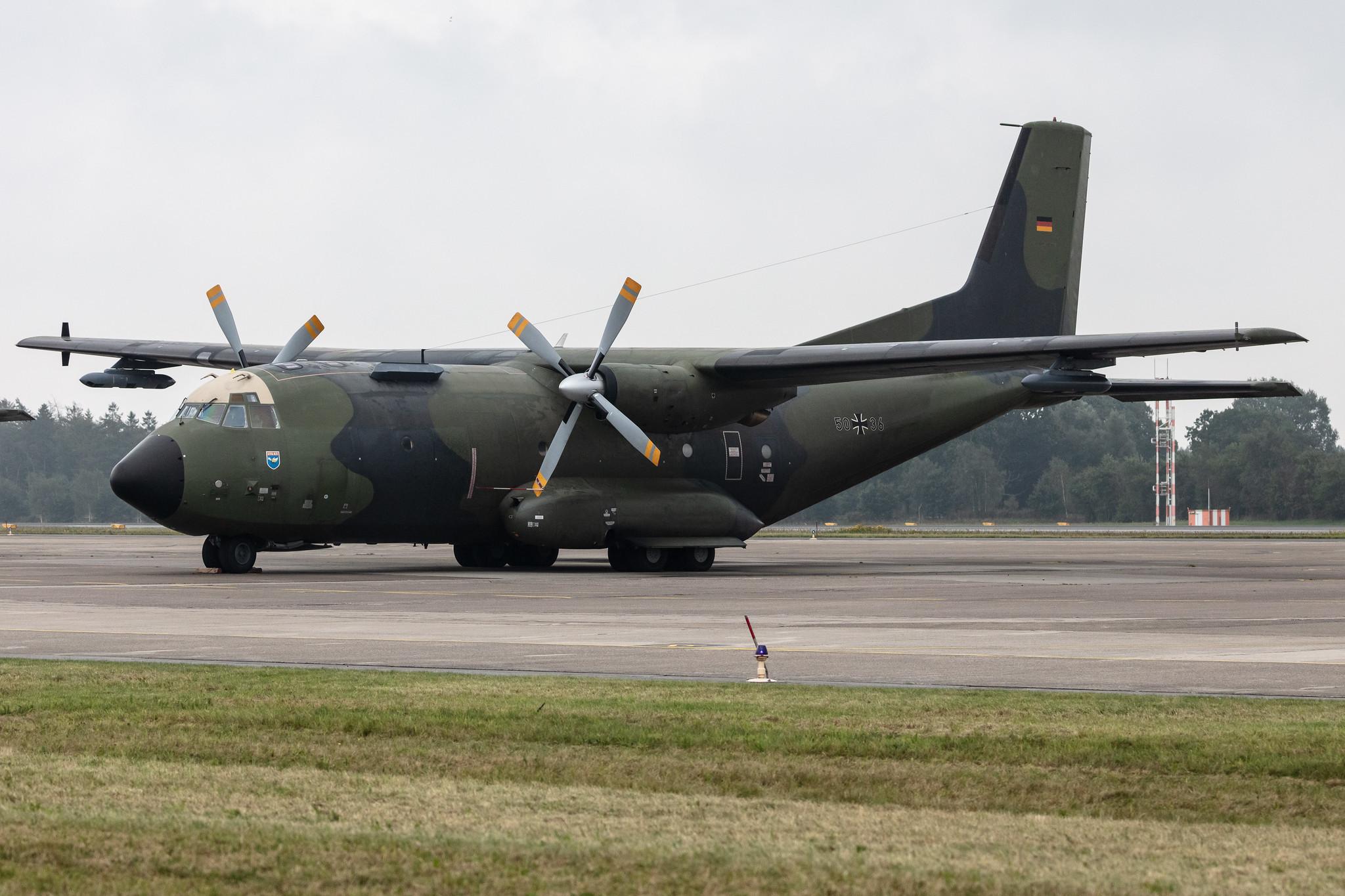Fliegerhorst Hohn: German Air Force (/ GAF) | Transall C-160D C160 | 50+36 | MSN D58
