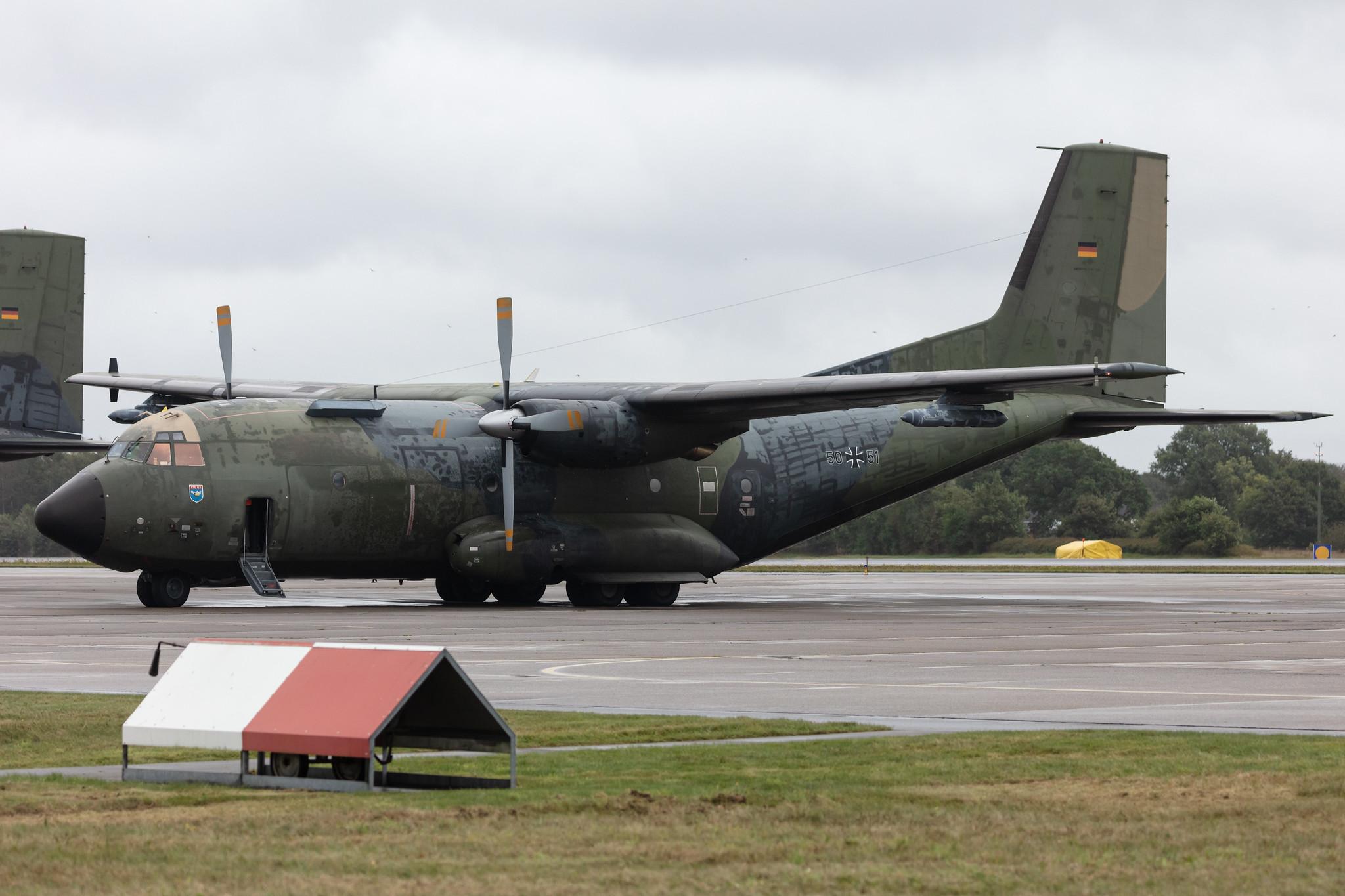 Fliegerhorst Hohn: German Air Force (/ GAF) | Transall C-160D C160 | 50+51 | MSN D73