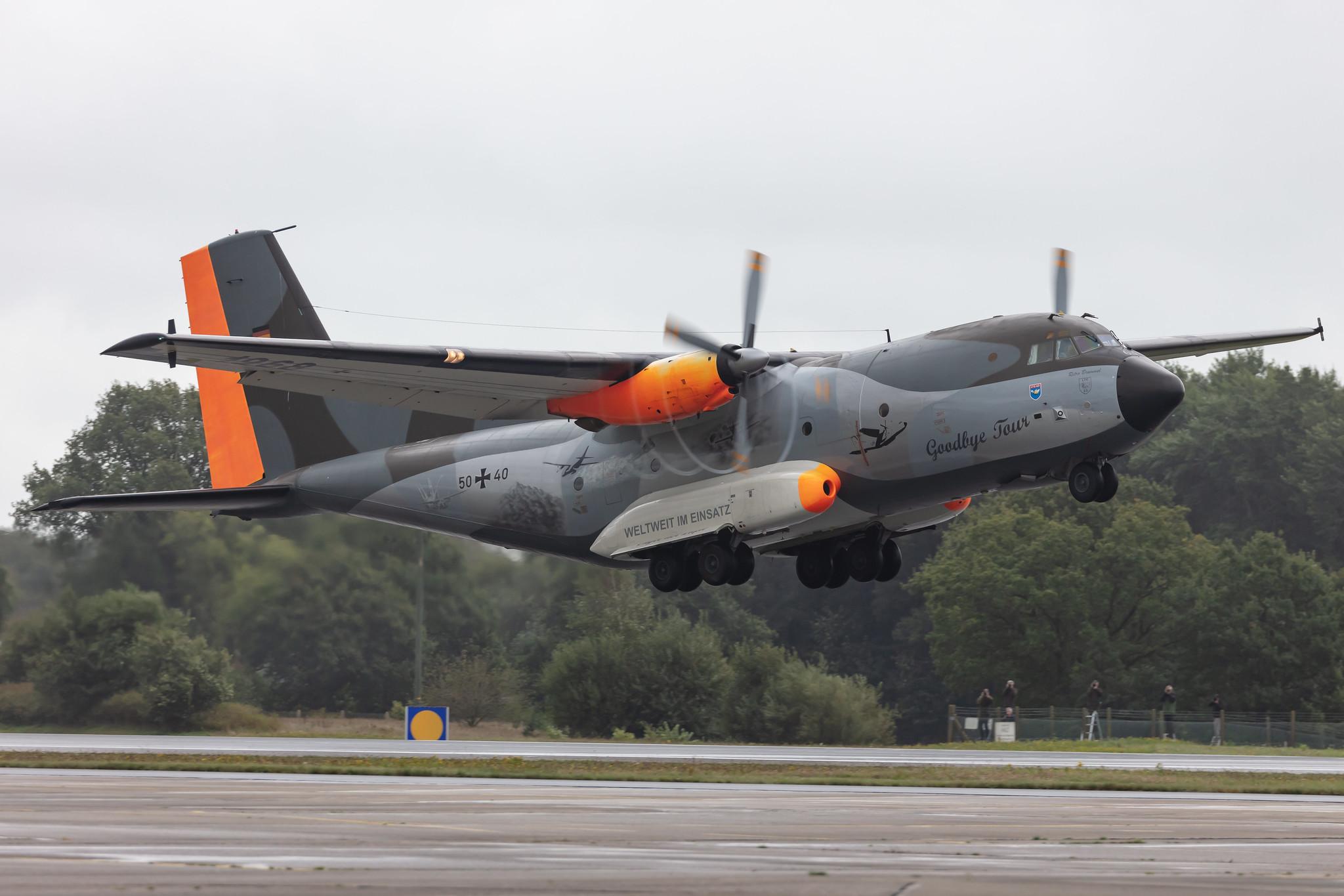 Fliegerhorst Hohn: German Air Force (/ GAF) | Transall C-160D C160 | 50+40 | MSN D62