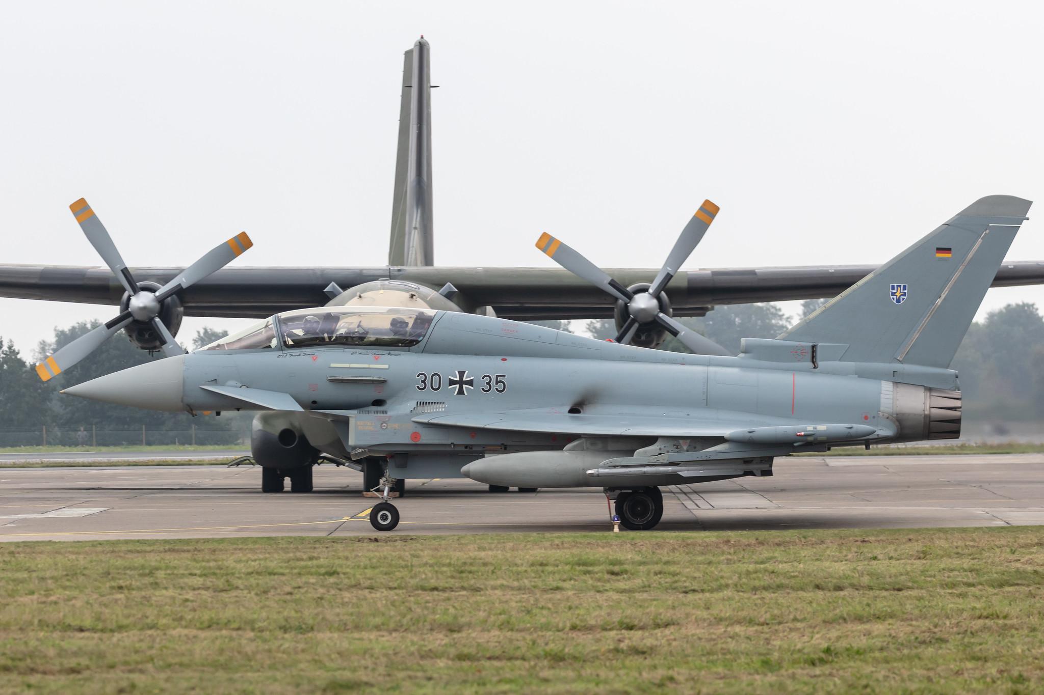 Fliegerhorst Hohn: German Air Force (/ GAF) | Eurofighter Typhoon EF2000 EUFI | 30+35 | MSN GT013