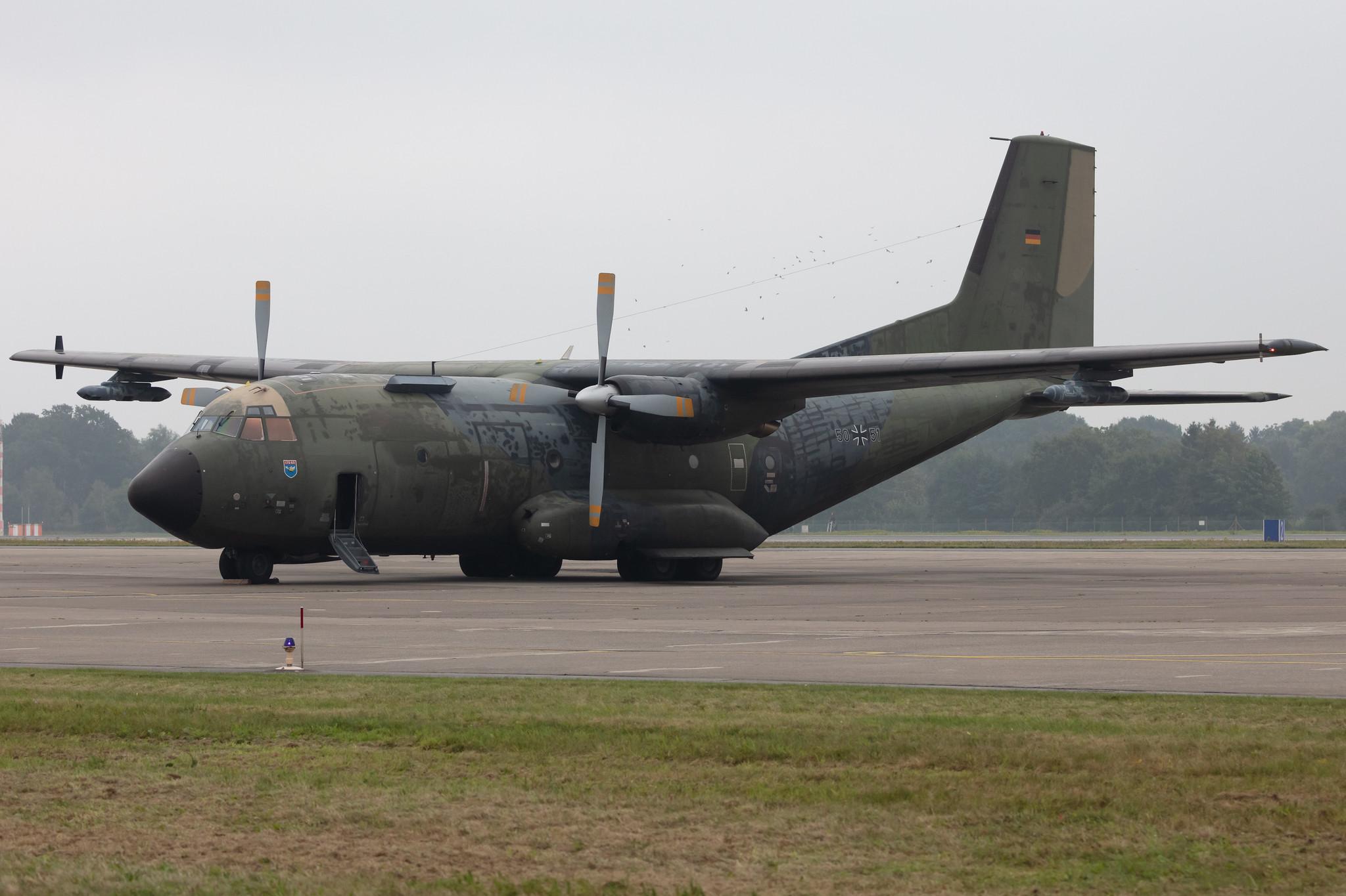 Fliegerhorst Hohn: German Air Force (/ GAF) | Transall C-160D C160 | 50+51 | MSN D73