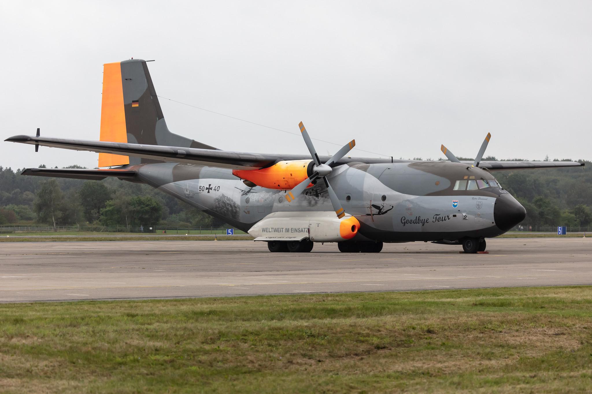 Fliegerhorst Hohn: German Air Force (/ GAF) | Transall C-160D C160 | 50+40 | MSN D62
