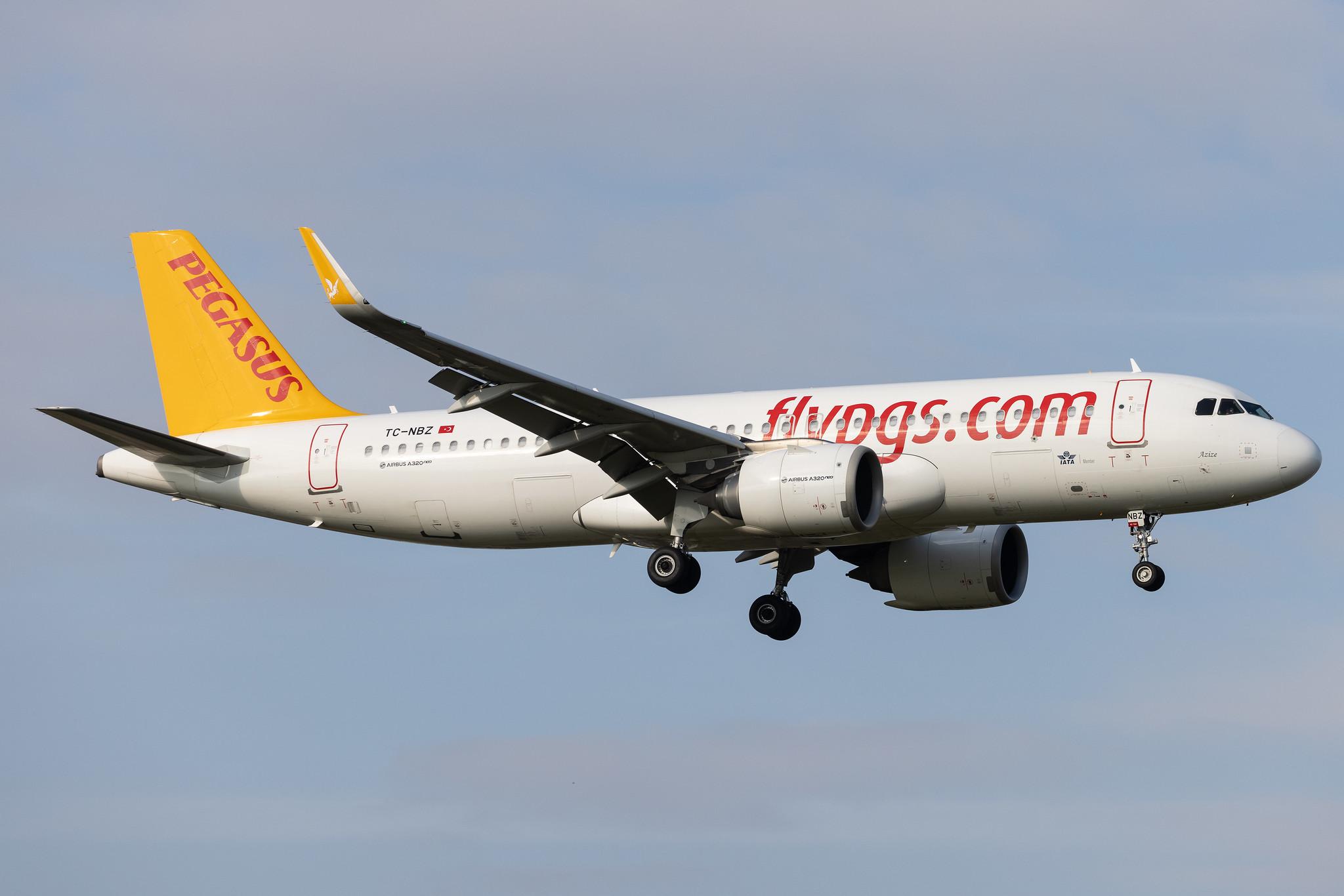 Hamburg Airport: Pegasus (PC / PGT) | Operator: Pegasus Airlines |  Airbus A320-251N A20N | TC-NBZ | MSN 08792