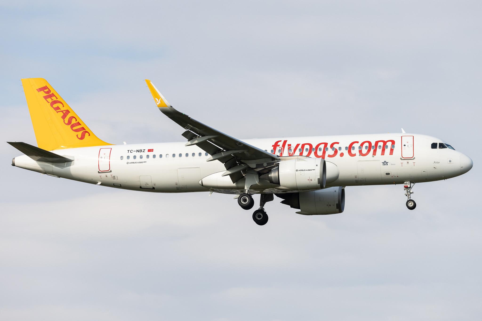 Hamburg Airport: Pegasus (PC / PGT) | Operator: Pegasus Airlines |  Airbus A320-251N A20N | TC-NBZ | MSN 08792