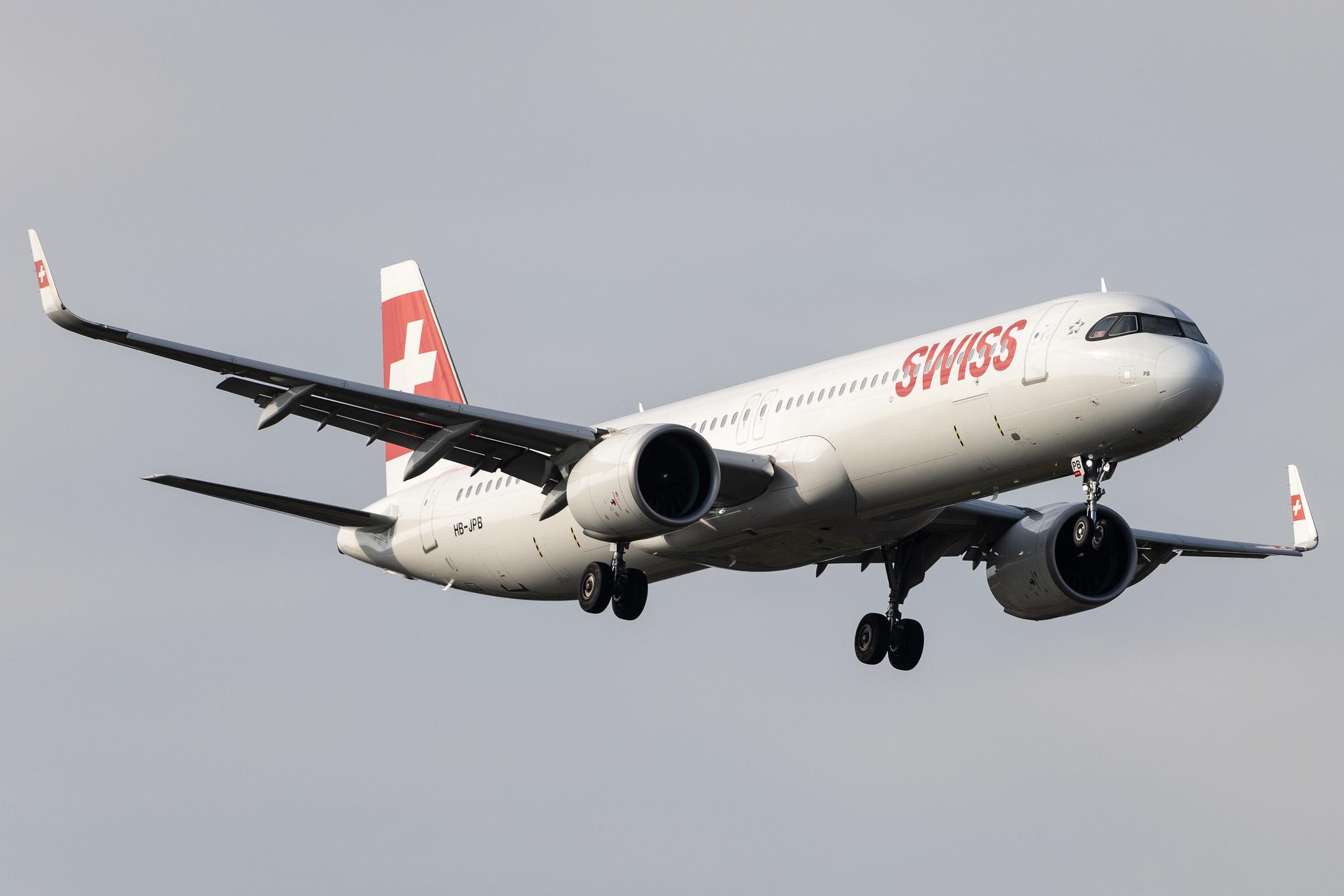 Hamburg Airport: Swiss (LX / SWR) | Airbus A321-271NX A21N | HB-JPB | MSN 61333