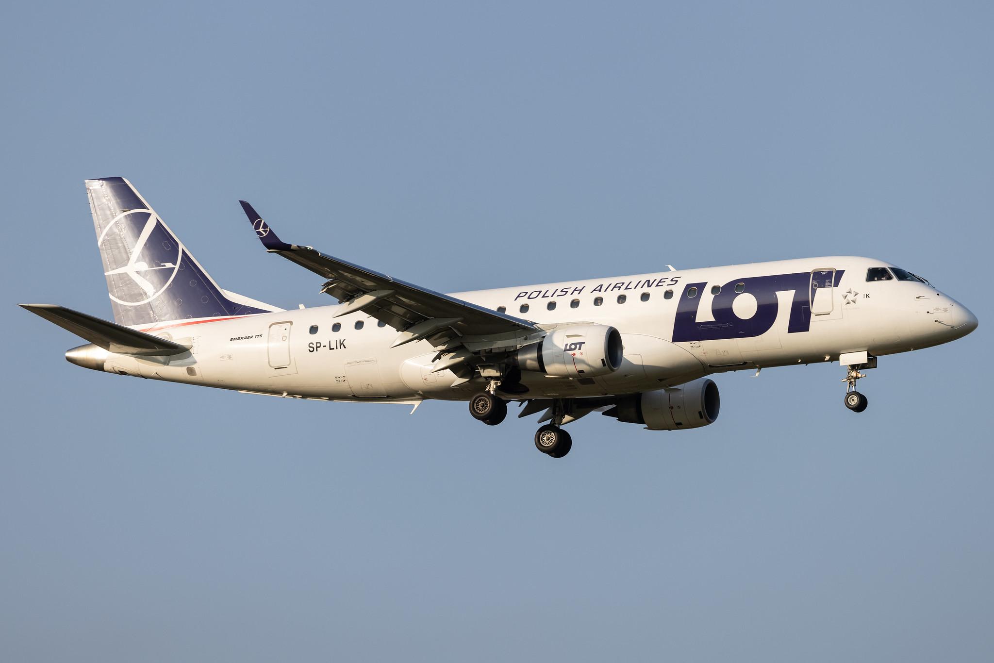 Hamburg Airport: LOT (LO / LOT) | Embraer E175LR E75S | SP-LIK | MSN 17000303