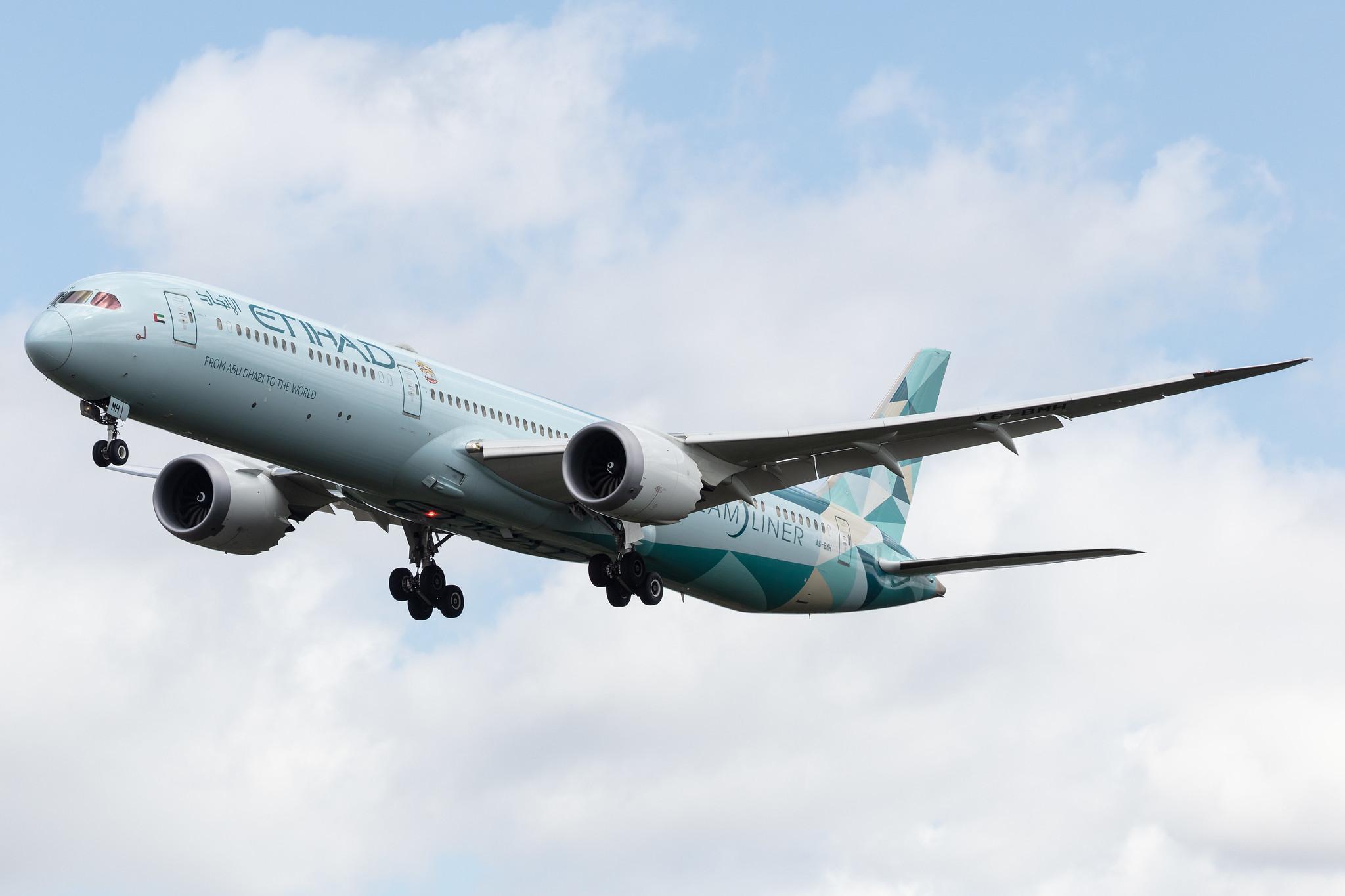 Frankfurt Airport: Etihad (EY / ETD) |  Livery: Greenliner Livery | Operator: Etihad Airways |  Boeing 787-10 Dreamliner B78X | A6-BMH | MSN 60765