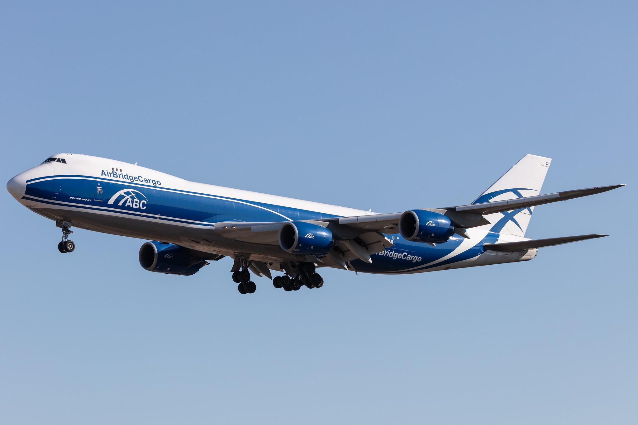 Frankfurt Airport: AirBridgeCargo (RU / ABW) | Operator: AirBridgeCargo Airlines |  Boeing 747-8HV(F) B748 | VQ-BGZ | MSN 37580
