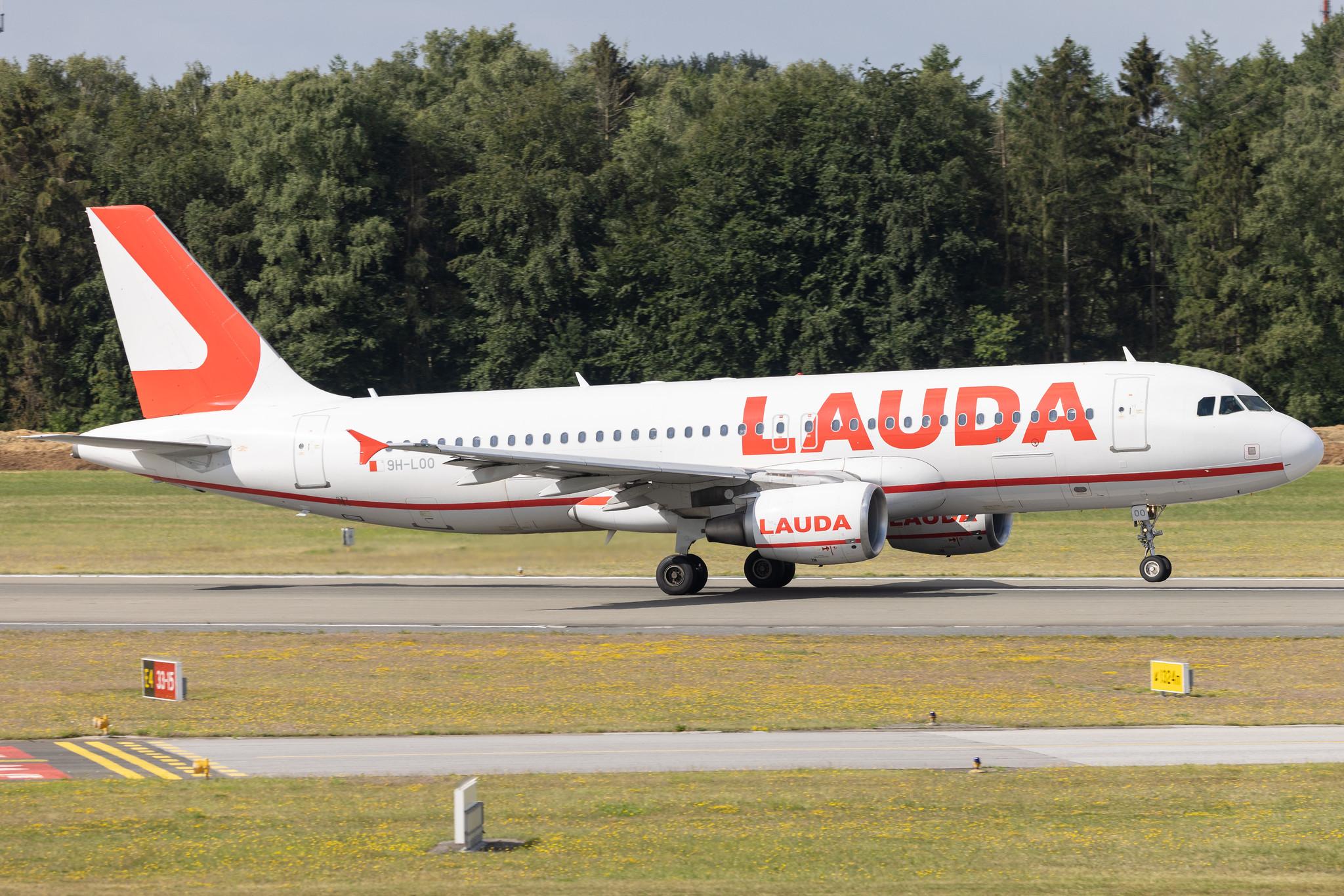 Hamburg Airport: Lauda Europe (LW / LDA) | Airbus A320-214 A320 | 9H-LOO | MSN 03027